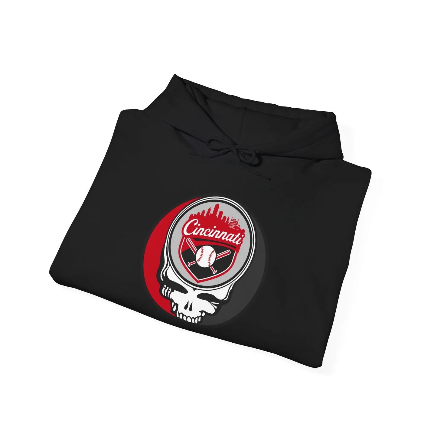 Cincinnati Reds Original Stealie Grateful Dead Hoodie