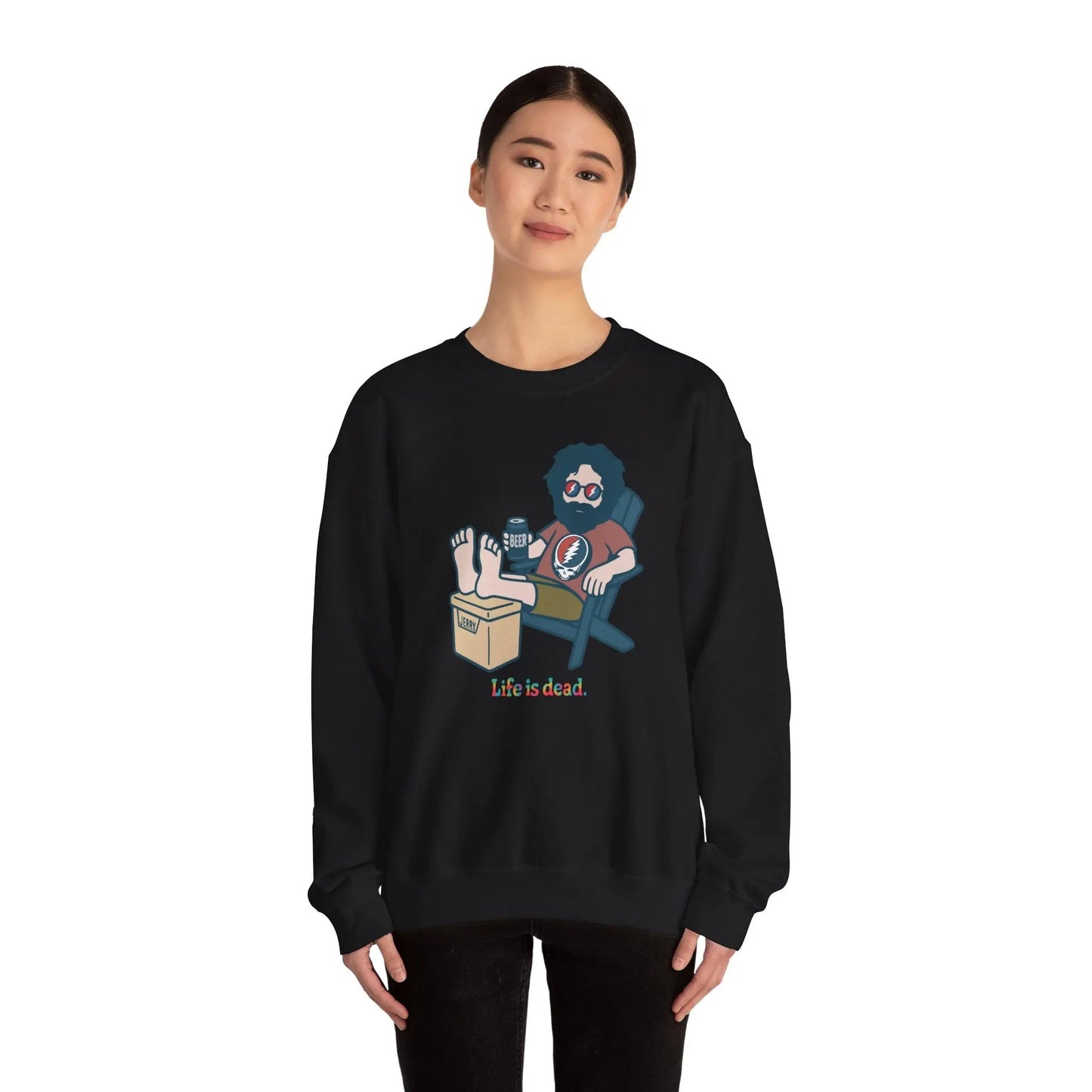 Stay Cool, Jerry Life is dead.® Crewneck