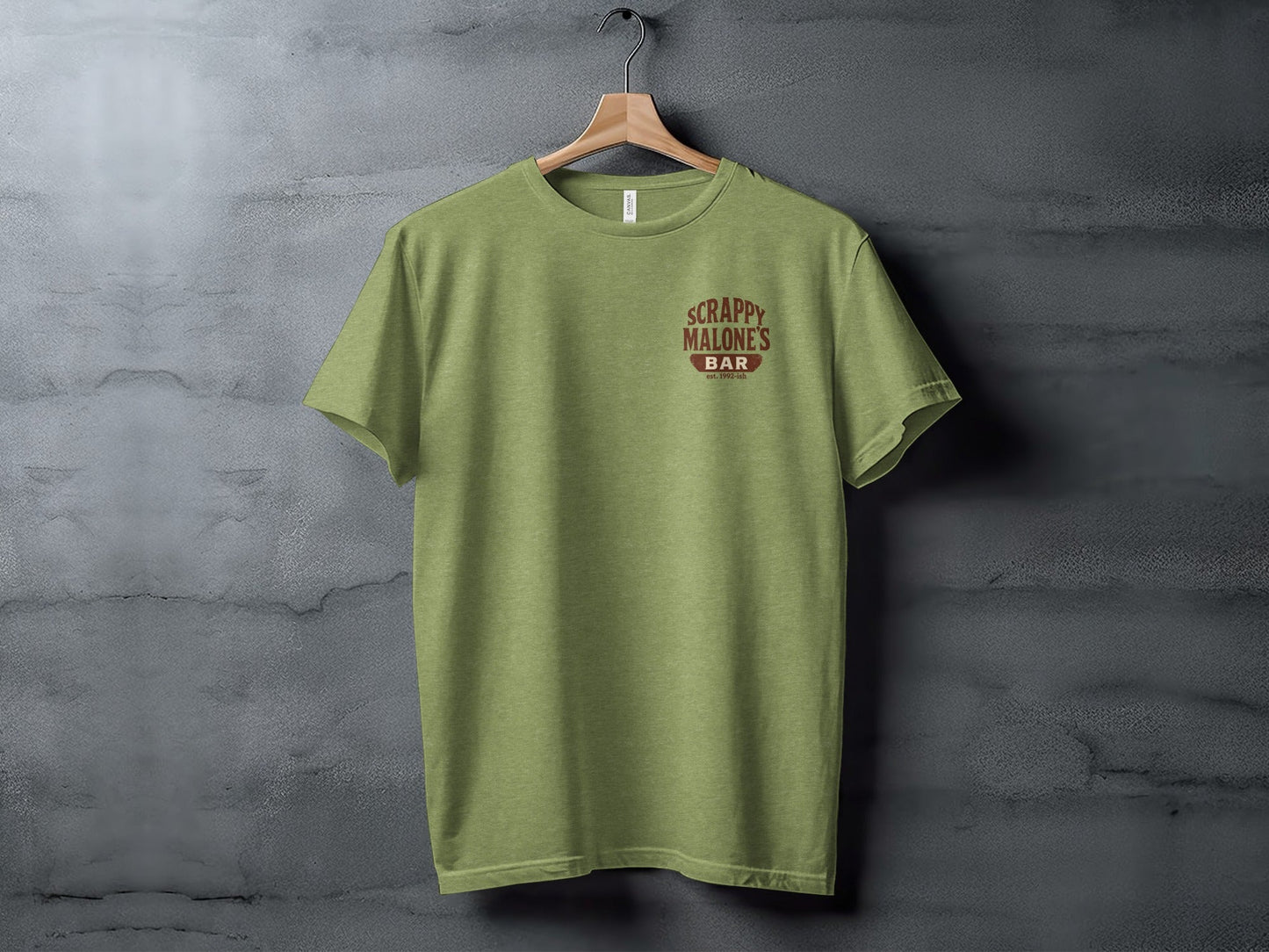 Scrappy Malone's 96 Hazard Survivor Tee - Vintage Bar Style