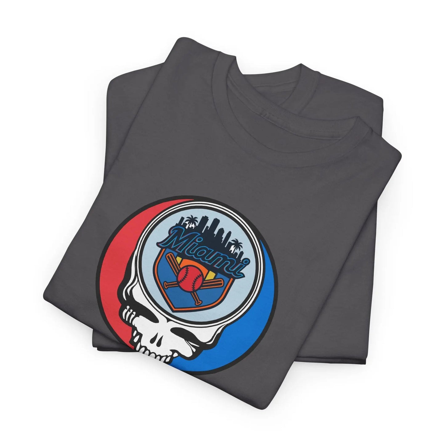 Miami Marlins Original Stealie Grateful Dead T-Shirt
