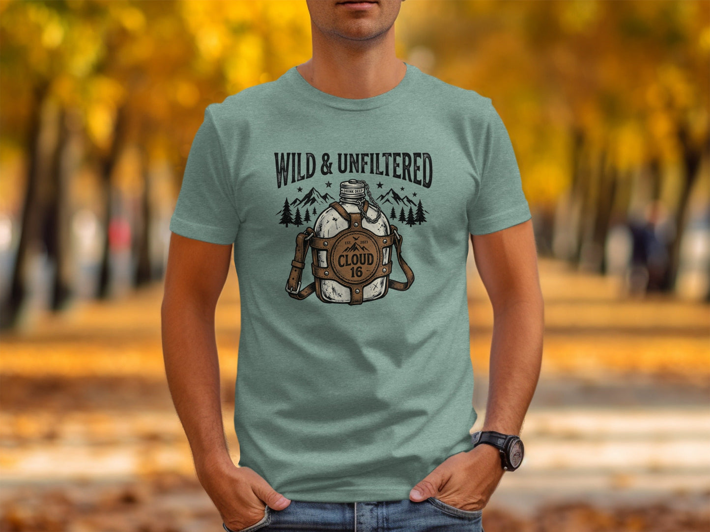 Rugged Wild & Unfiltered Spirit Wilderness Shirt