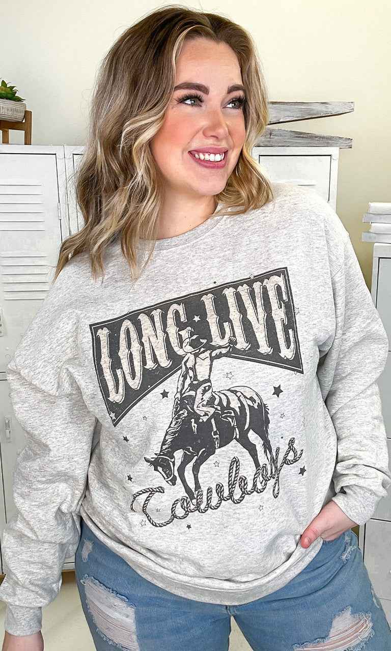 Long Live Cowboys Graphic Sweatshirt