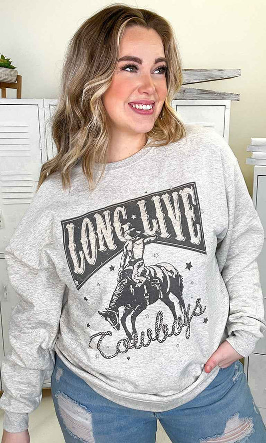 Long Live Cowboys Graphic Sweatshirt
