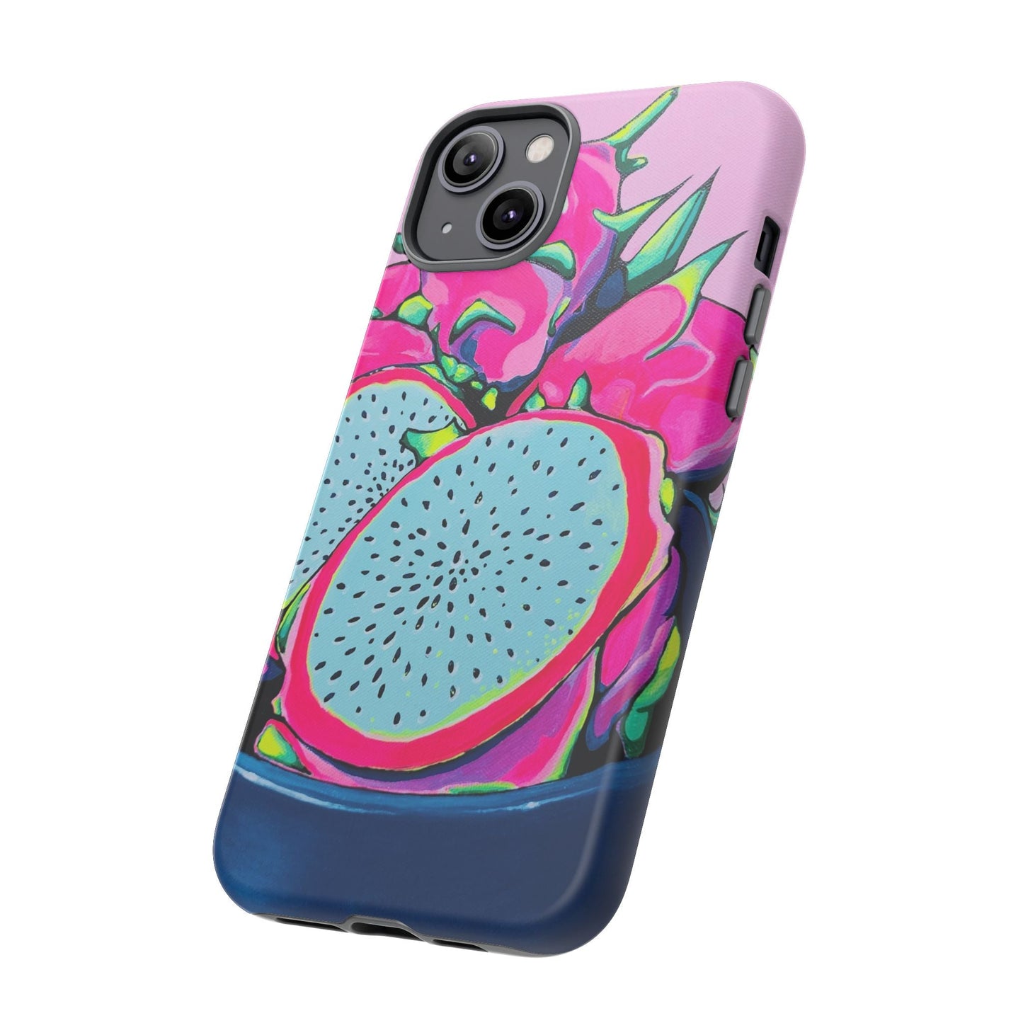 Neon Pink Dragon Fruit Tough Phone Case