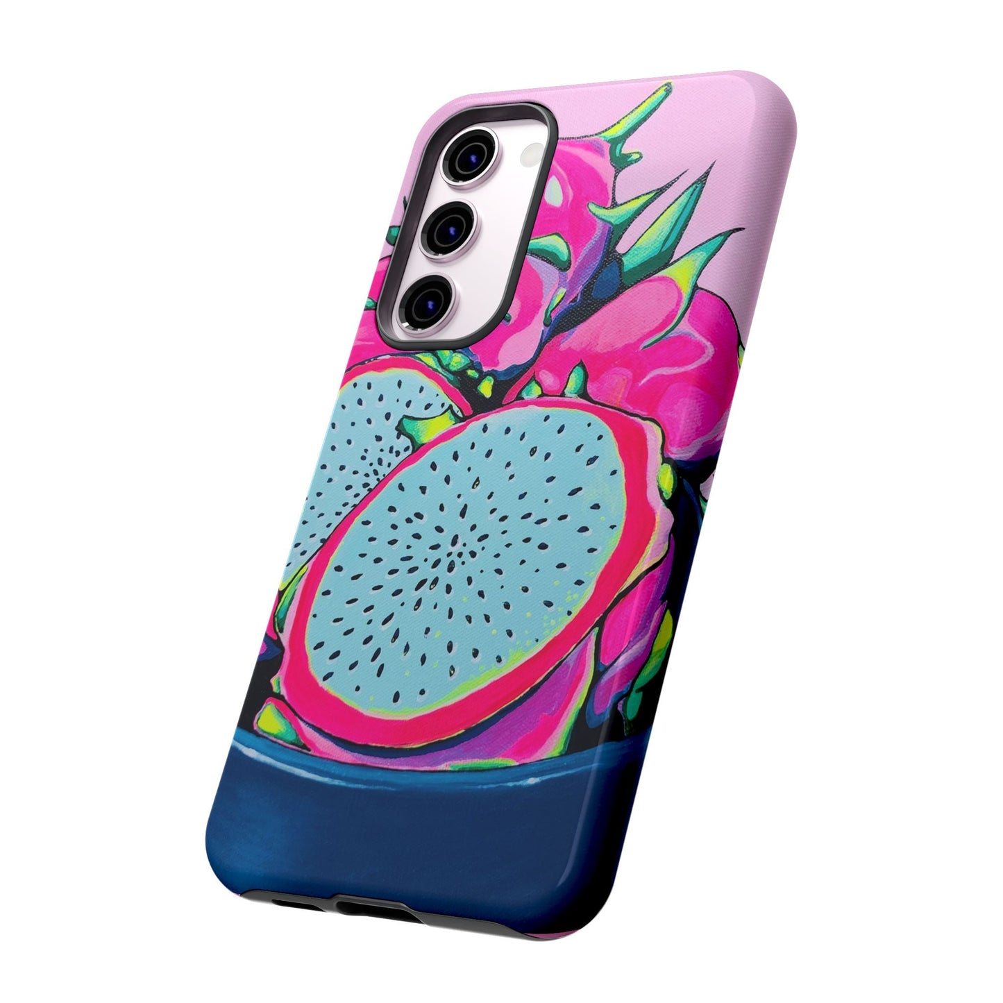 Neon Pink Dragon Fruit Tough Phone Case