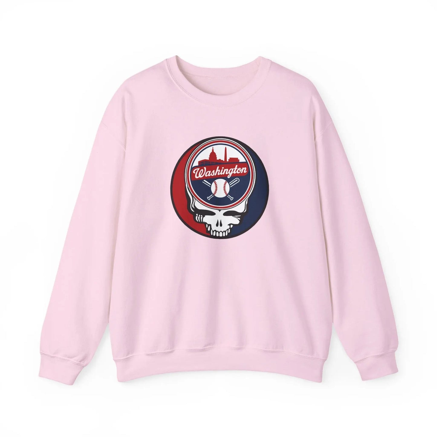 Washington Nationals Original Stealie Grateful Dead Crewneck Grateful Dead Sweatshirt