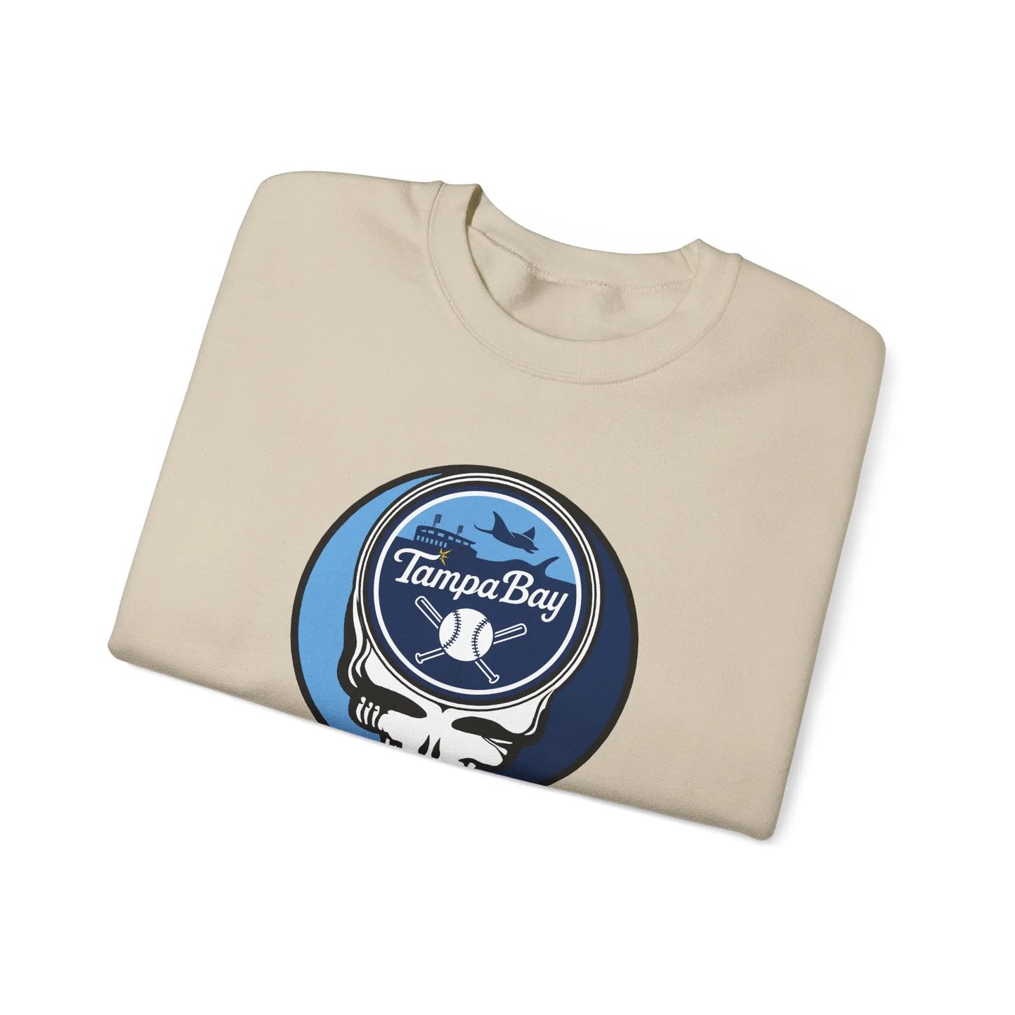 Tampa Bay Rays Original Stealie Grateful Dead Crewneck Grateful Dead Sweatshirt