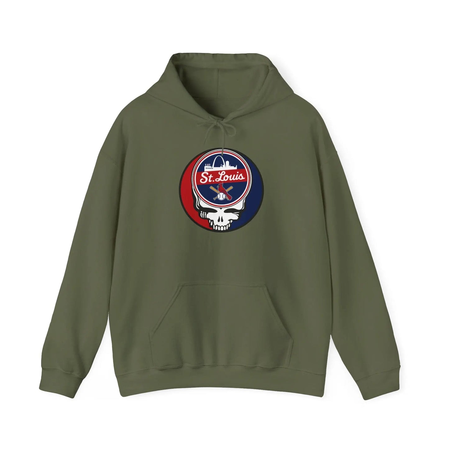 St. Louis Cardinals Original Stealie Grateful Dead Hoodie