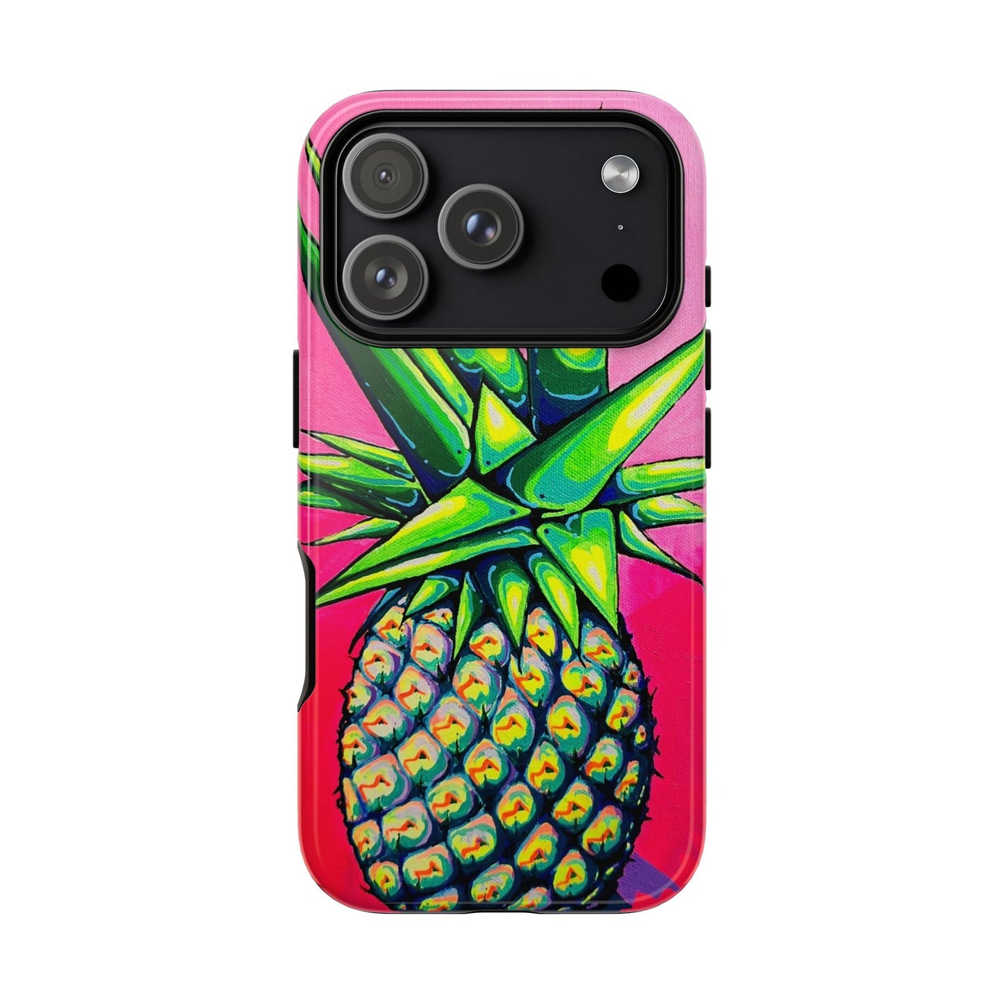 Neon Pineapple Tough Phone Case