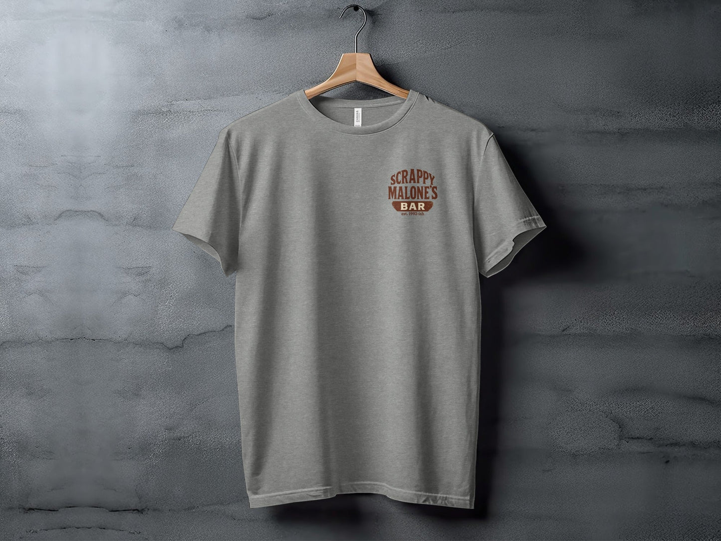 Scrappy Malone's 96 Hazard Survivor Tee - Vintage Bar Style