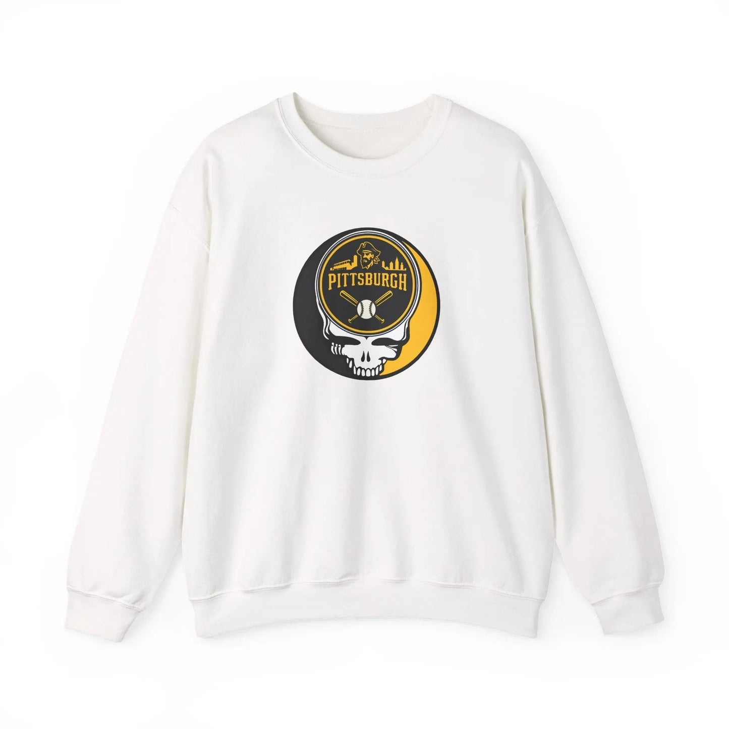 Pittsburgh Pirates Original Stealie Grateful Dead Crewneck Grateful Dead Sweatshirt