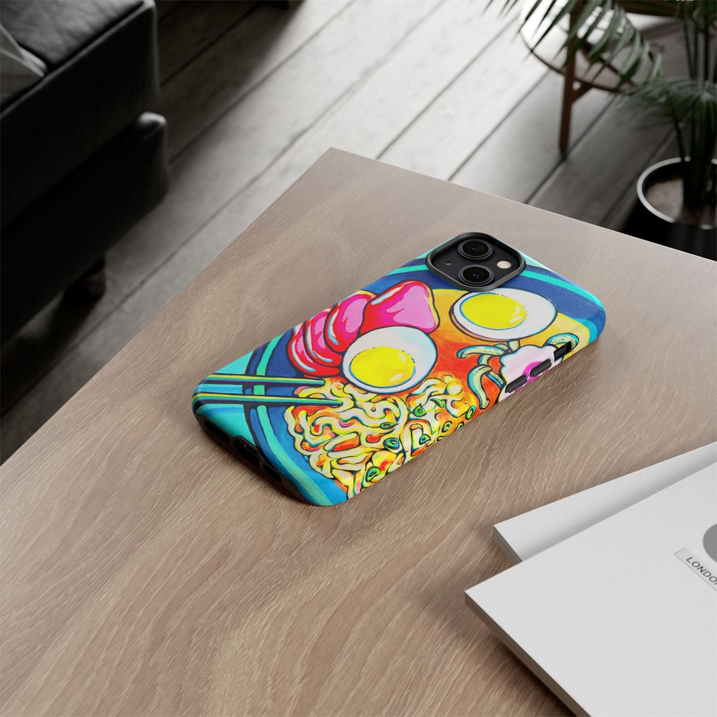 Neon Ramen Tough Phone Case