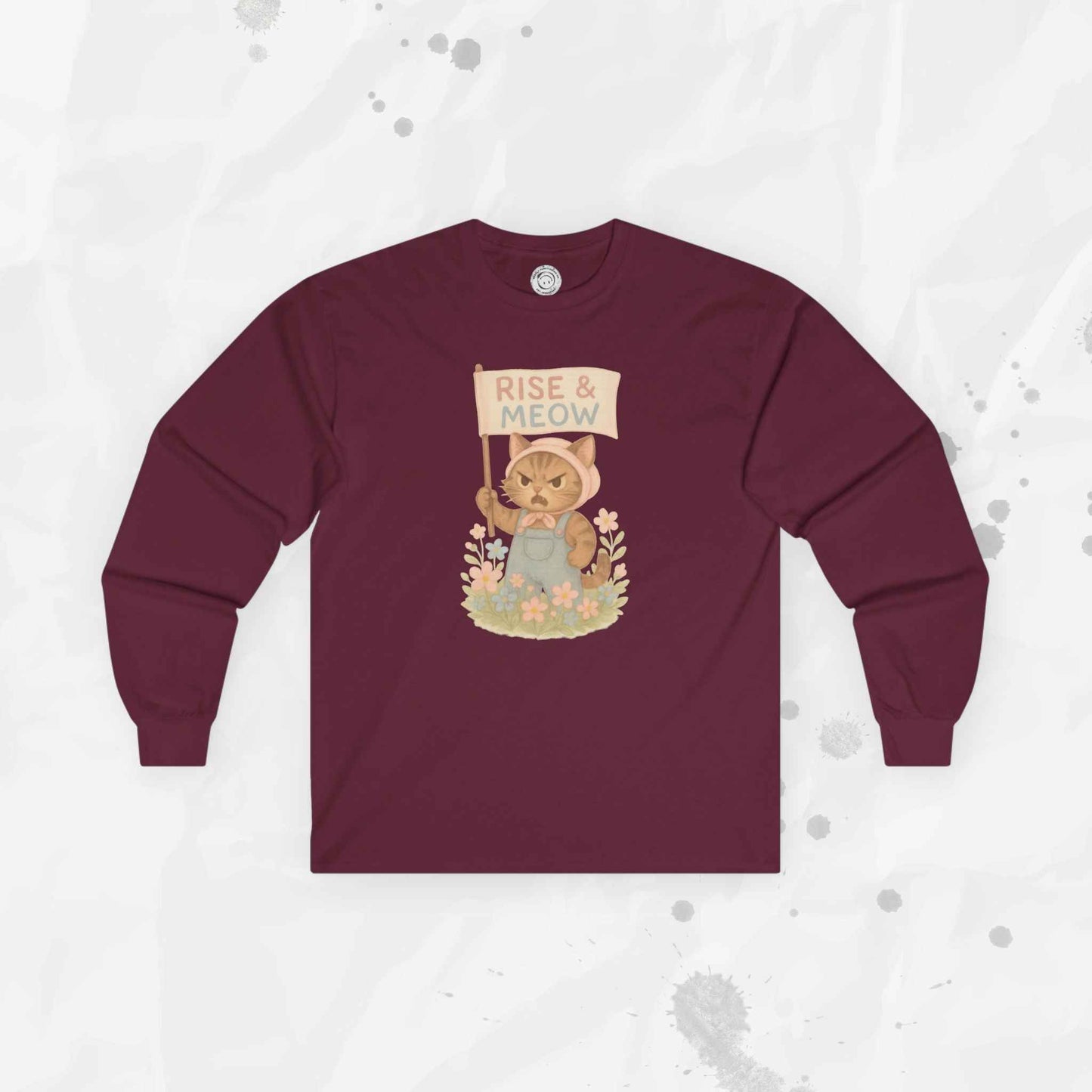 Rise & Meow - Long Sleeve T-Shirt