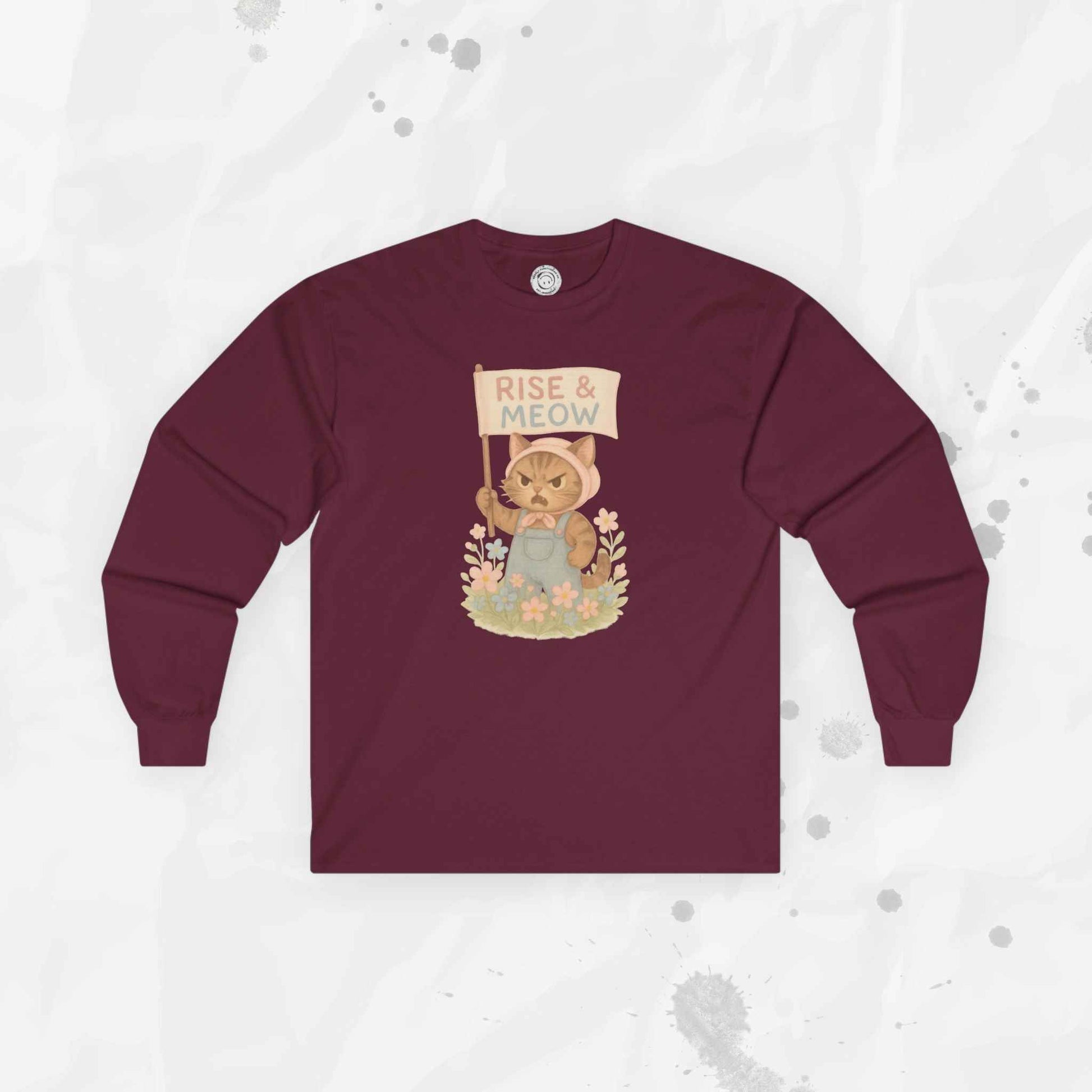 Rise & Meow - Long Sleeve T-Shirt