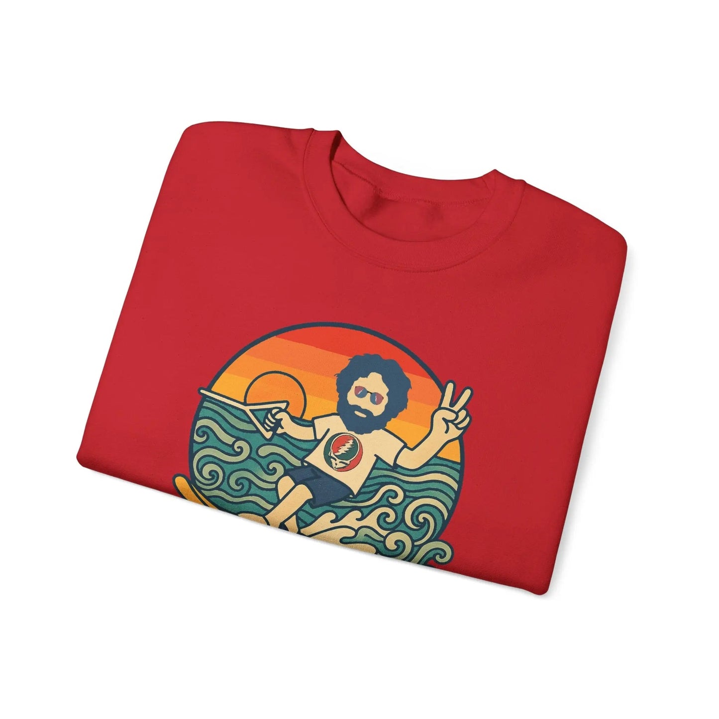 Waterskiin' Jerry Life is dead.® Crewneck