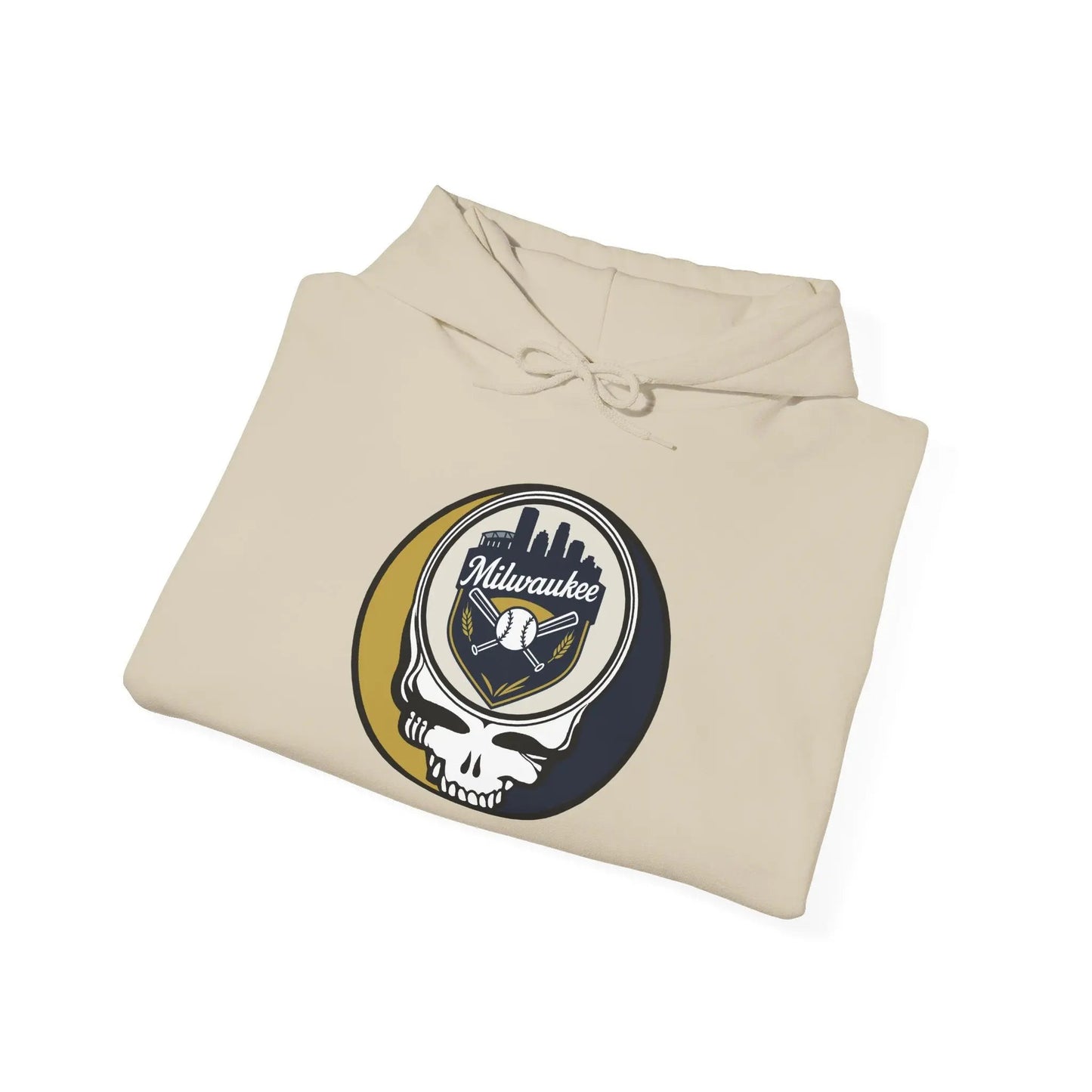 Milwaukee Brewers Original Stealie Grateful Dead Hoodie