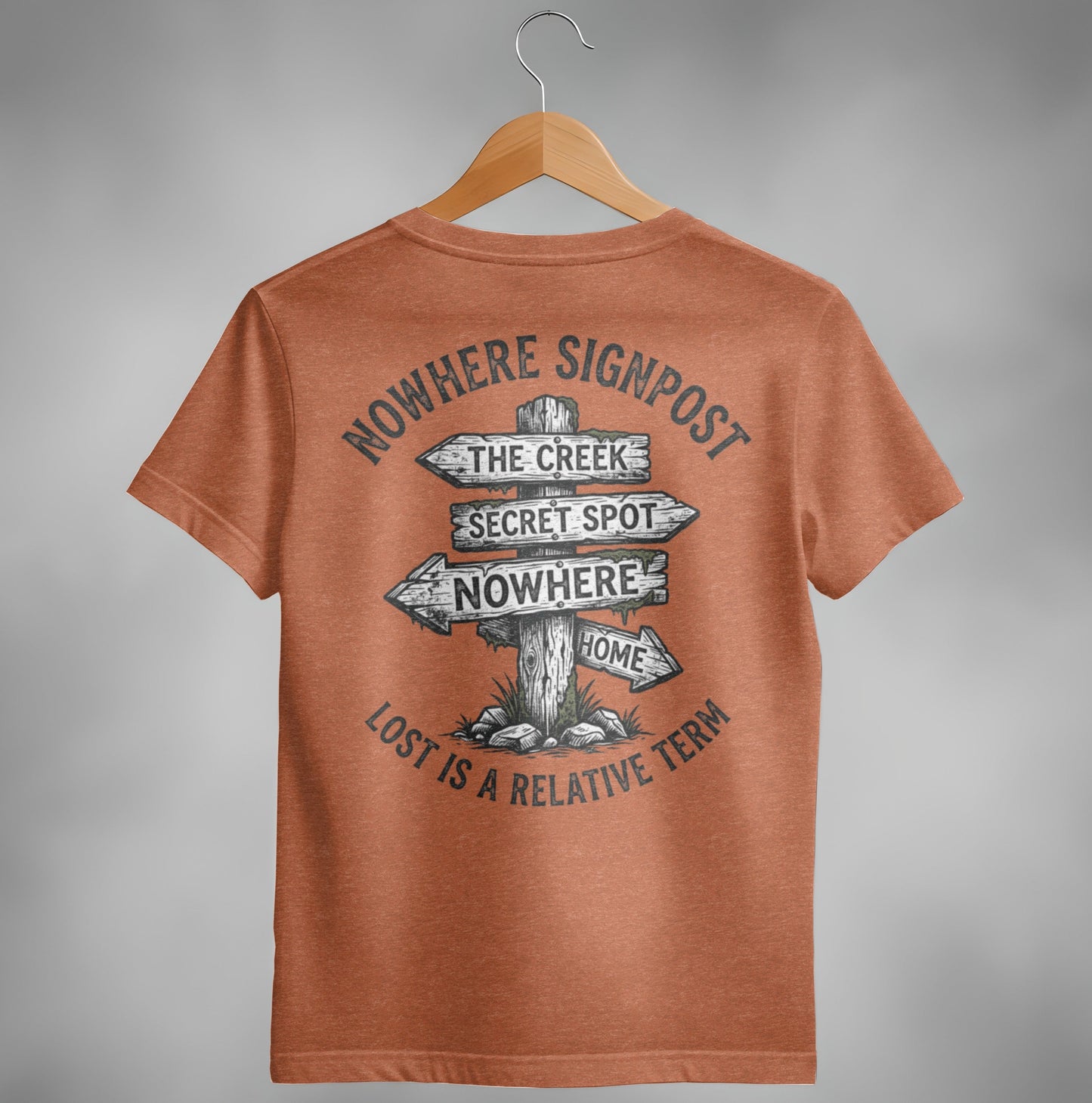 Nowhere Signpost: Wanderer's Path T-Shirt