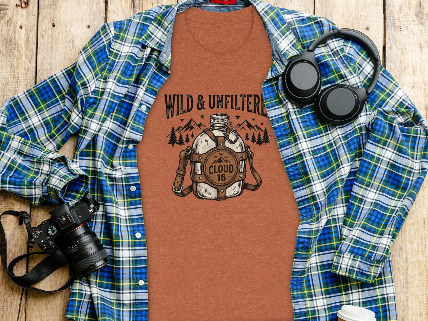 Rugged Wild & Unfiltered Spirit Wilderness Shirt