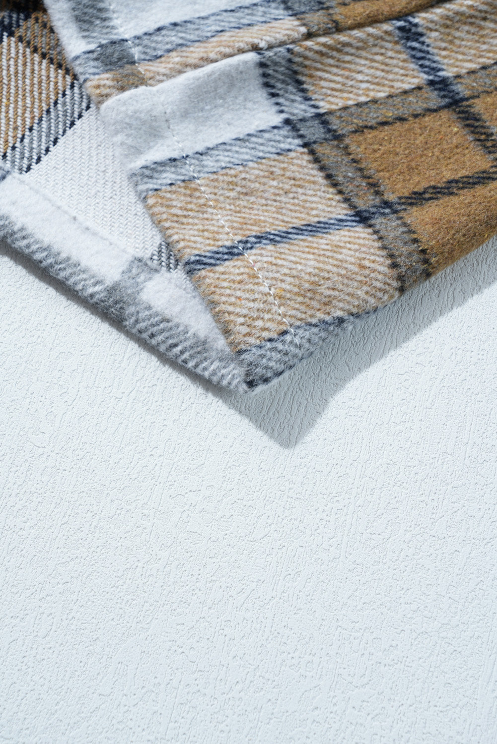 Sofia Plaid Patchwork Oversized Jacket