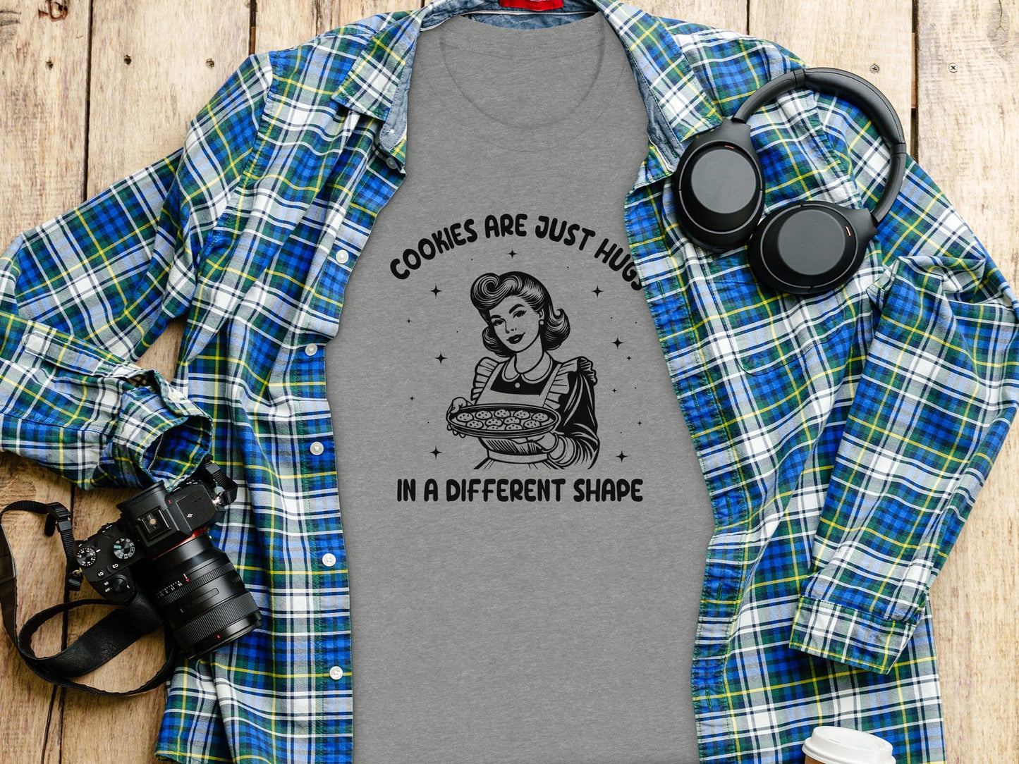 Cookies Are Just Hugs In A Different Shape Graphic T-Shirt