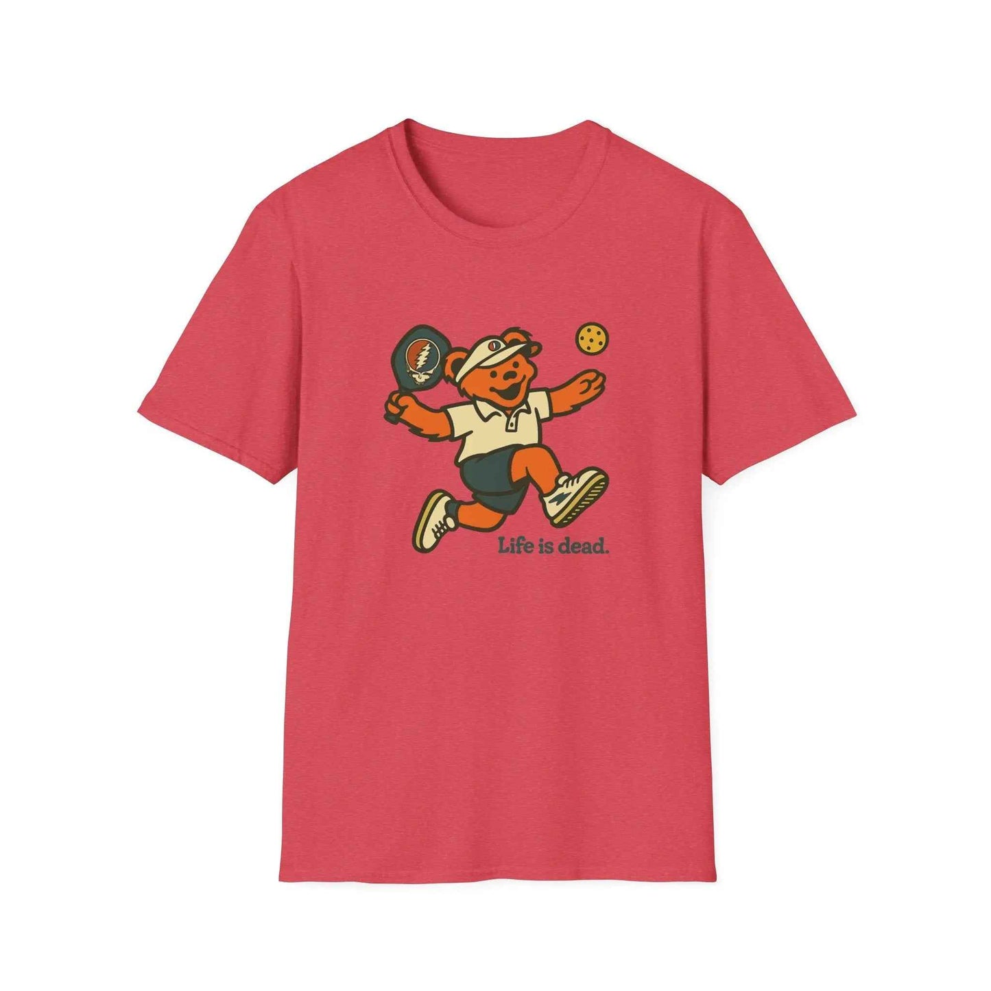 Pickleball Bear - Life is dead.® Grateful Dead T-Shirt