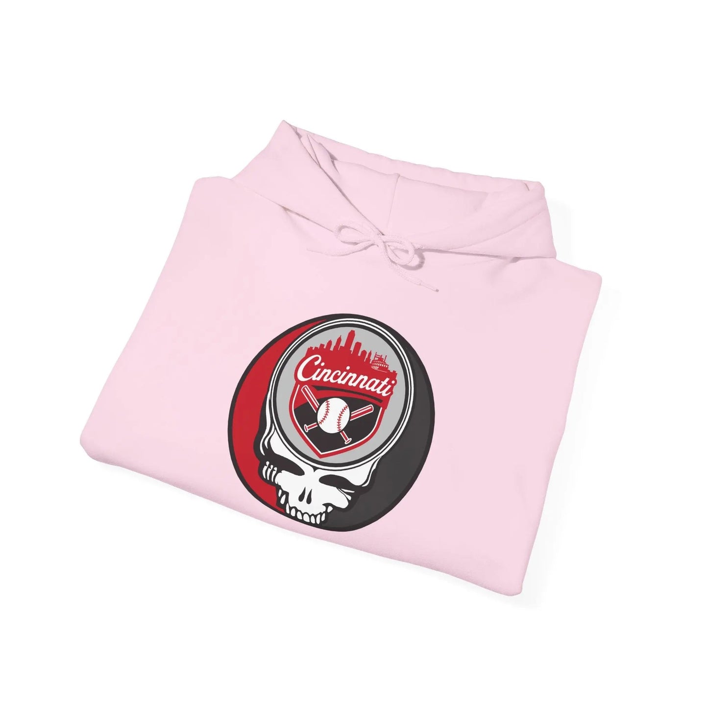 Cincinnati Reds Original Stealie Grateful Dead Hoodie