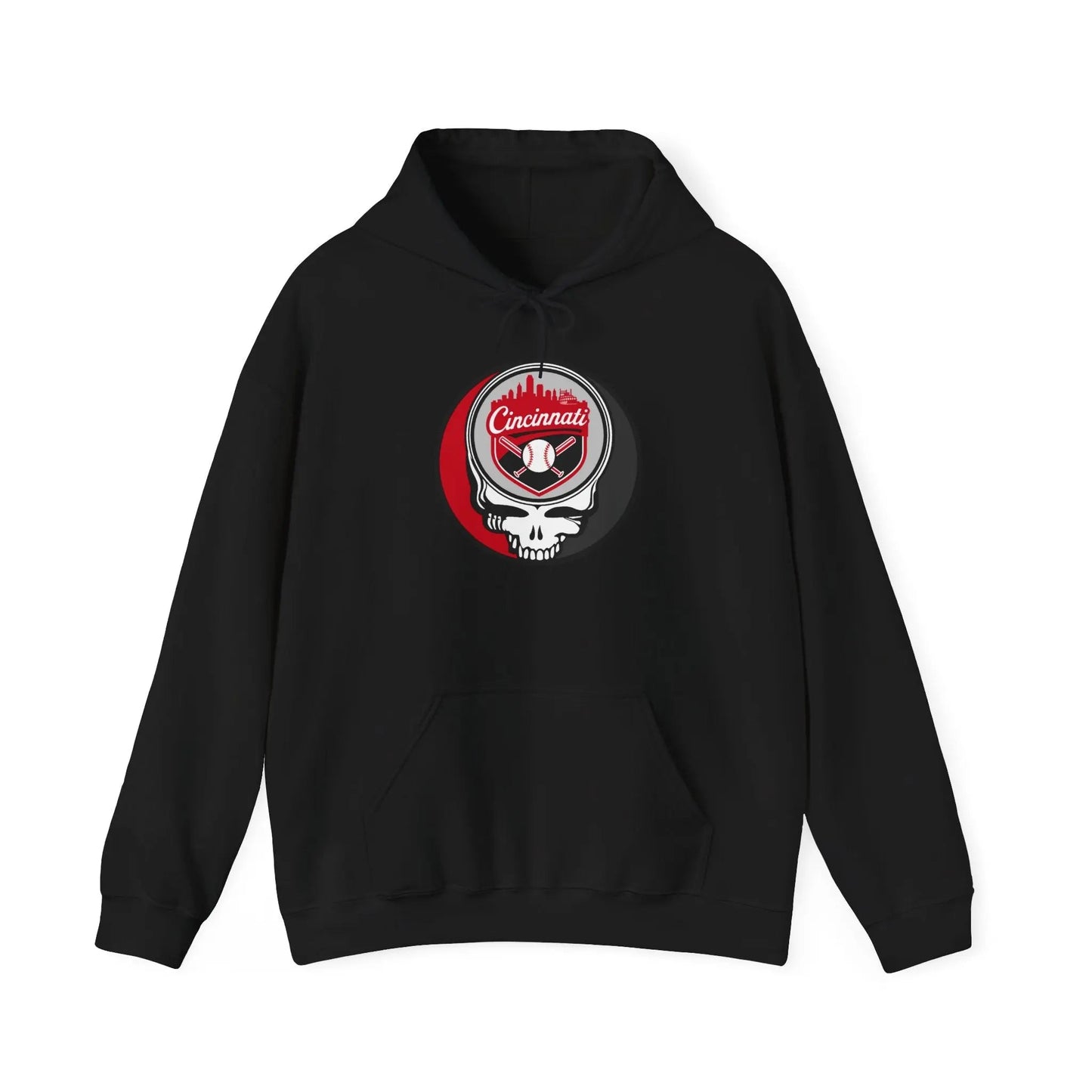 Cincinnati Reds Original Stealie Grateful Dead Hoodie