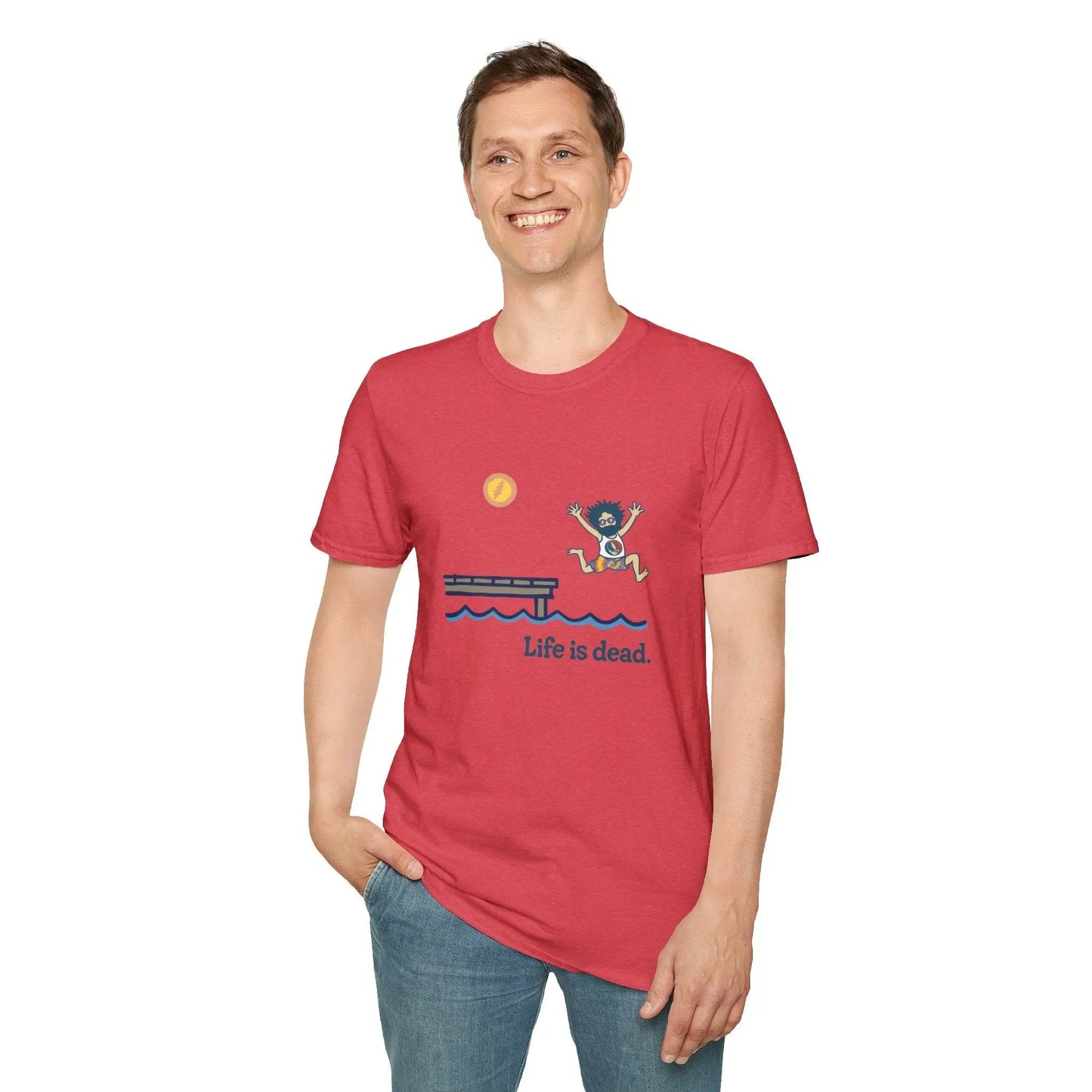 Life is dead.® Jerry's Playin' At the Lake Grateful Dead T-Shirt