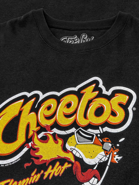 Flamin' Hot Cheetos Faded Logo Crewneck Sweatshirt - Black