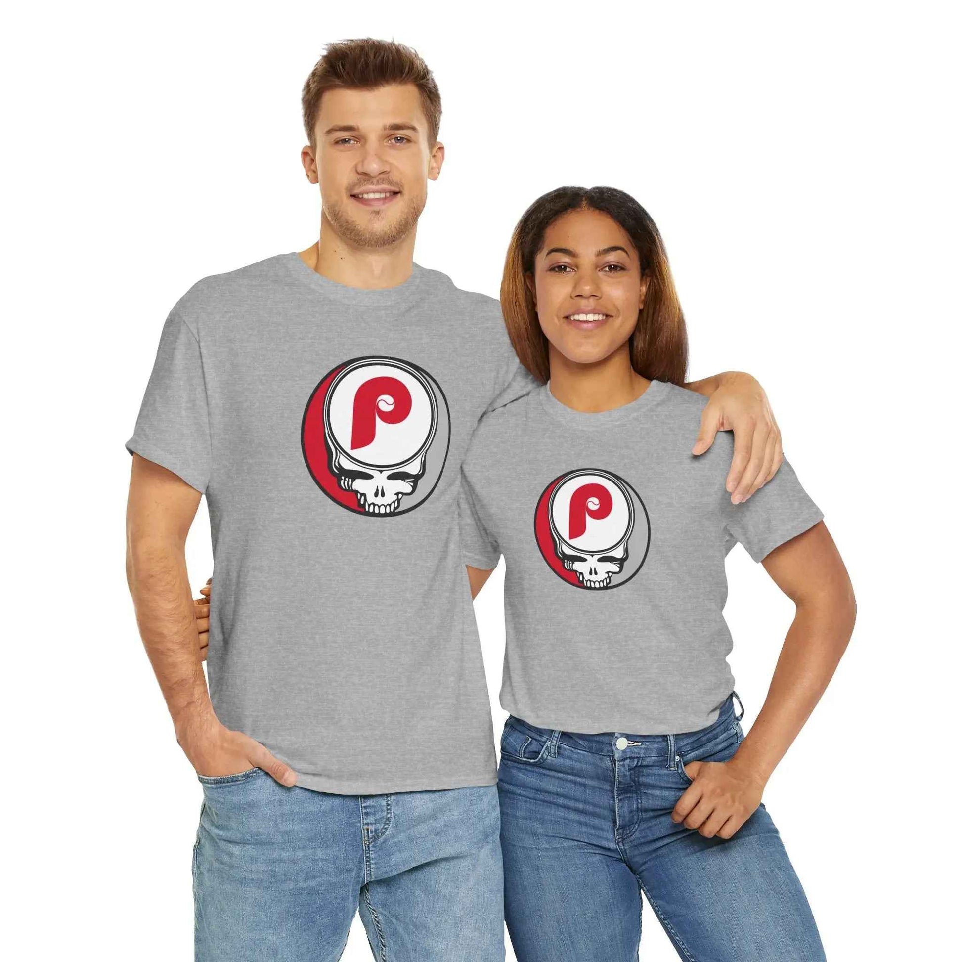 Philadelphia Phillies Logo Stealie Grateful Dead T-Shirt