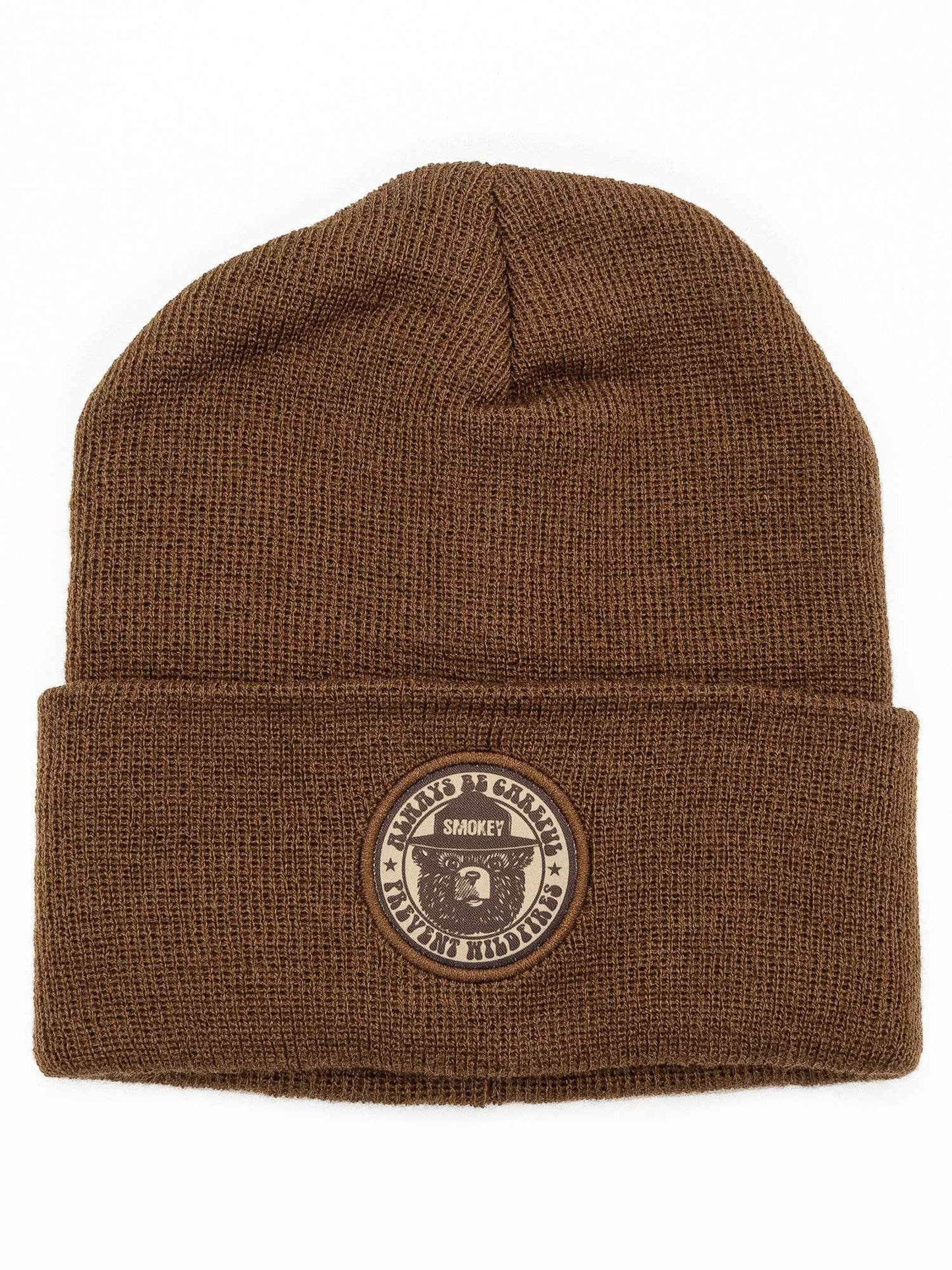 Smokey Bear Always Be Careful Prevent Wildfires Beanie - Brown
