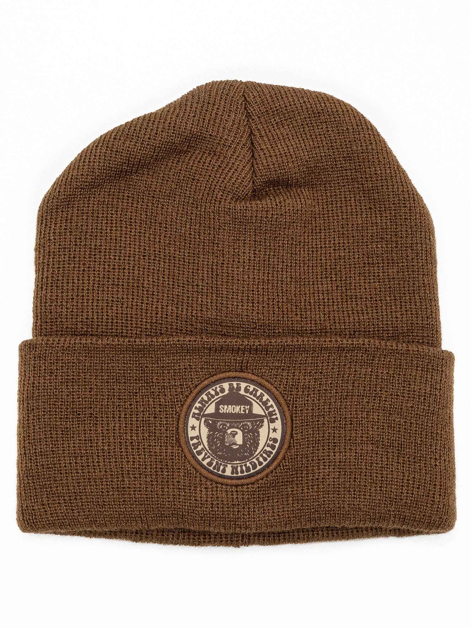 Smokey Bear Always Be Careful Prevent Wildfires Beanie - Brown