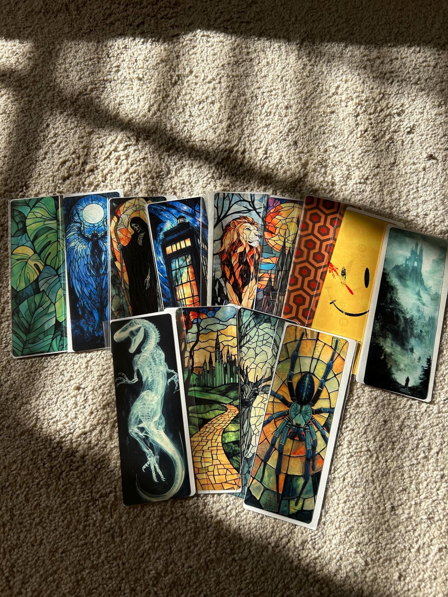 Fantasy Secret Library Bookmark for Book Lovers | Handmade Magical Bookshelf Bookmark | Gift for Readers, Enchanted Garden Book Mark