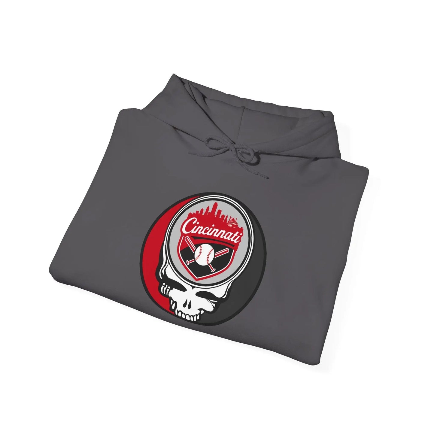 Cincinnati Reds Original Stealie Grateful Dead Hoodie
