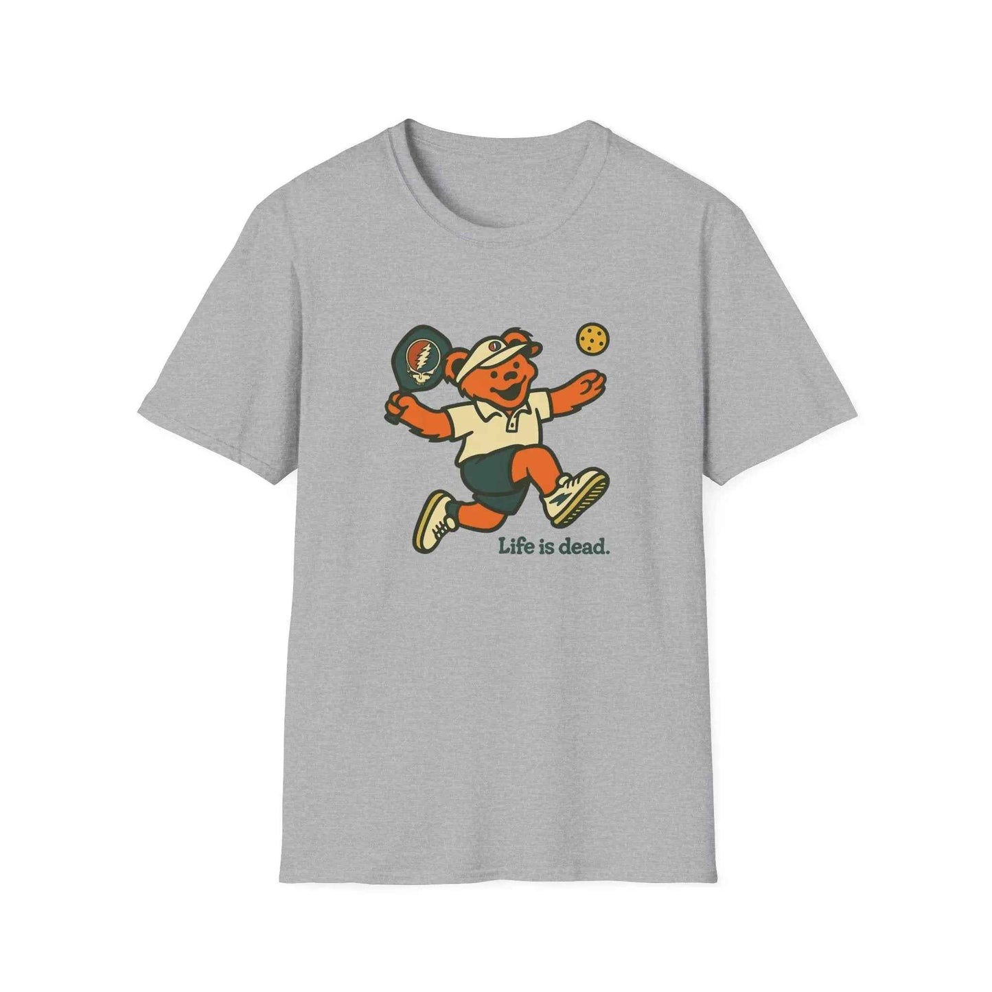 Pickleball Bear - Life is dead.® Grateful Dead T-Shirt
