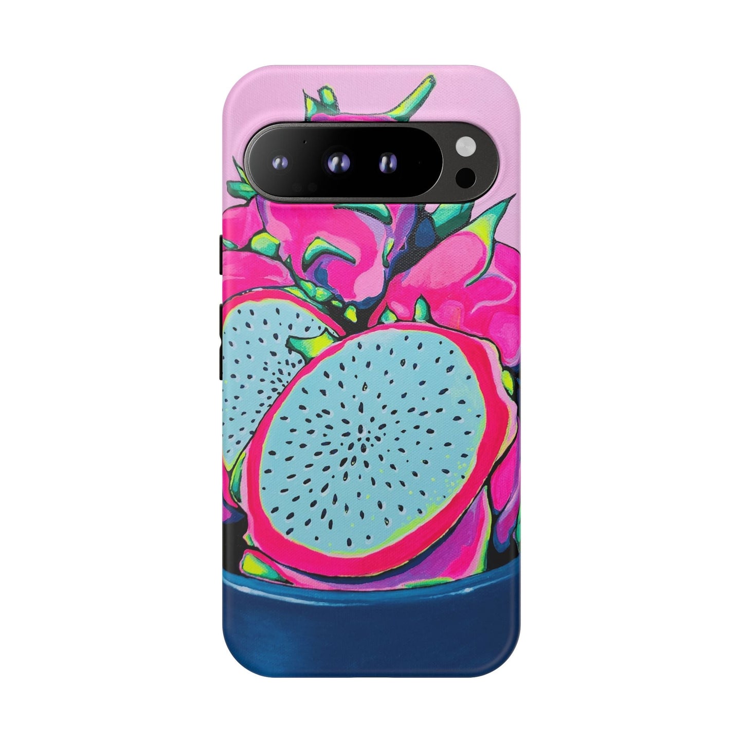 Neon Pink Dragon Fruit Tough Phone Case