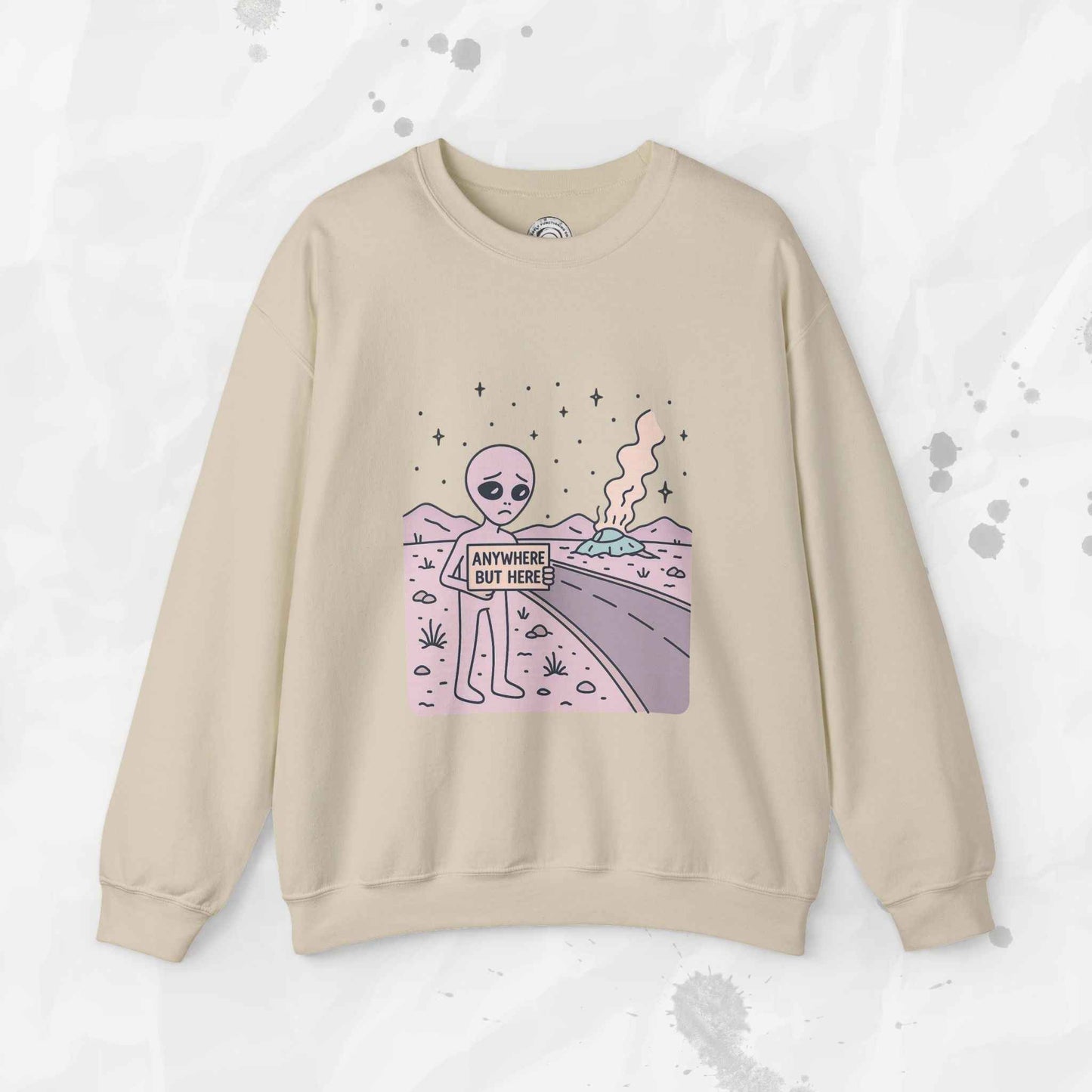 Anywhere But Here - Crewneck Sweatshirt