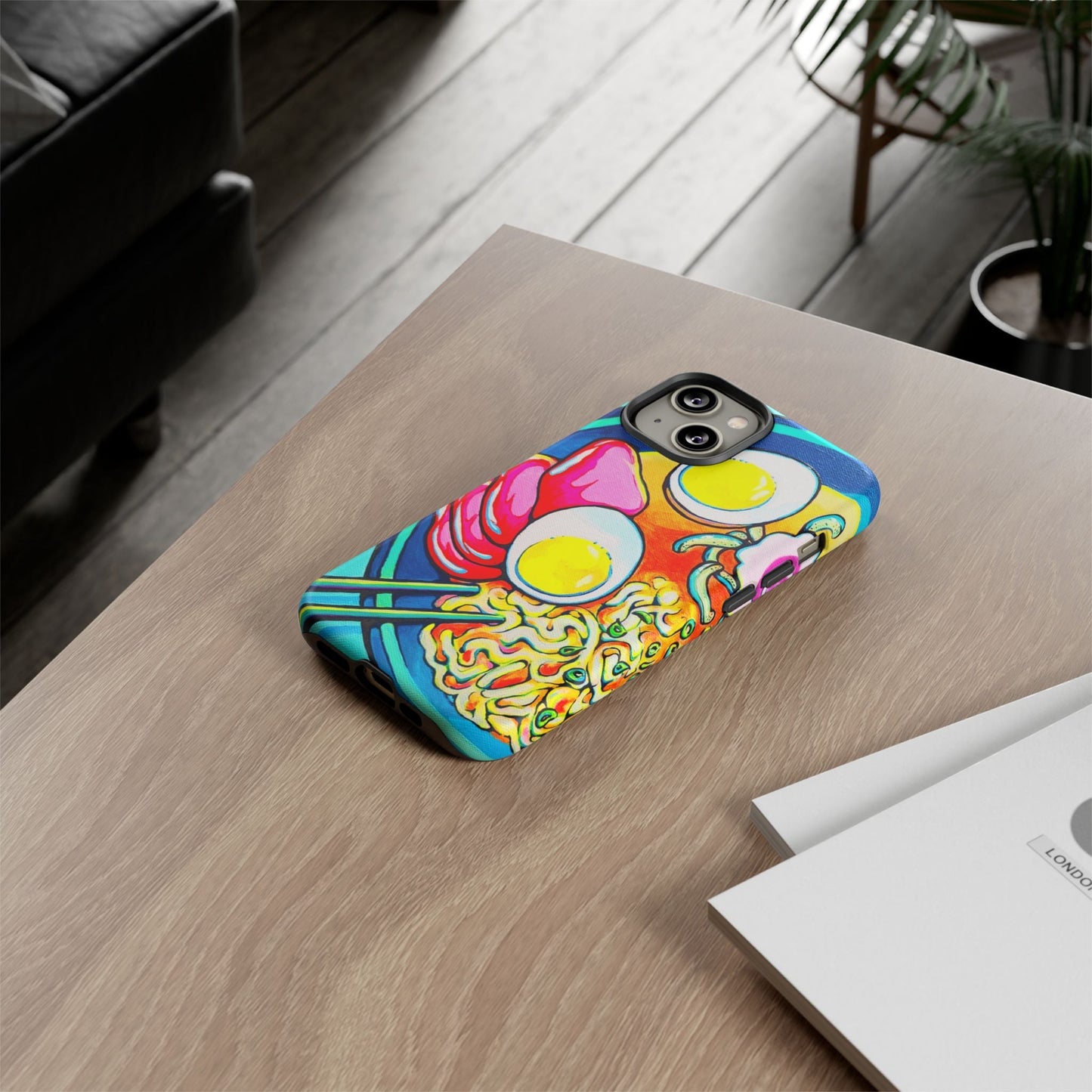 Neon Ramen Tough Phone Case