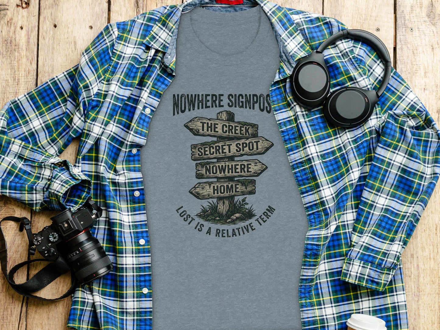 Nowhere Signpost Adventure: Backcountry Outpost Shirt