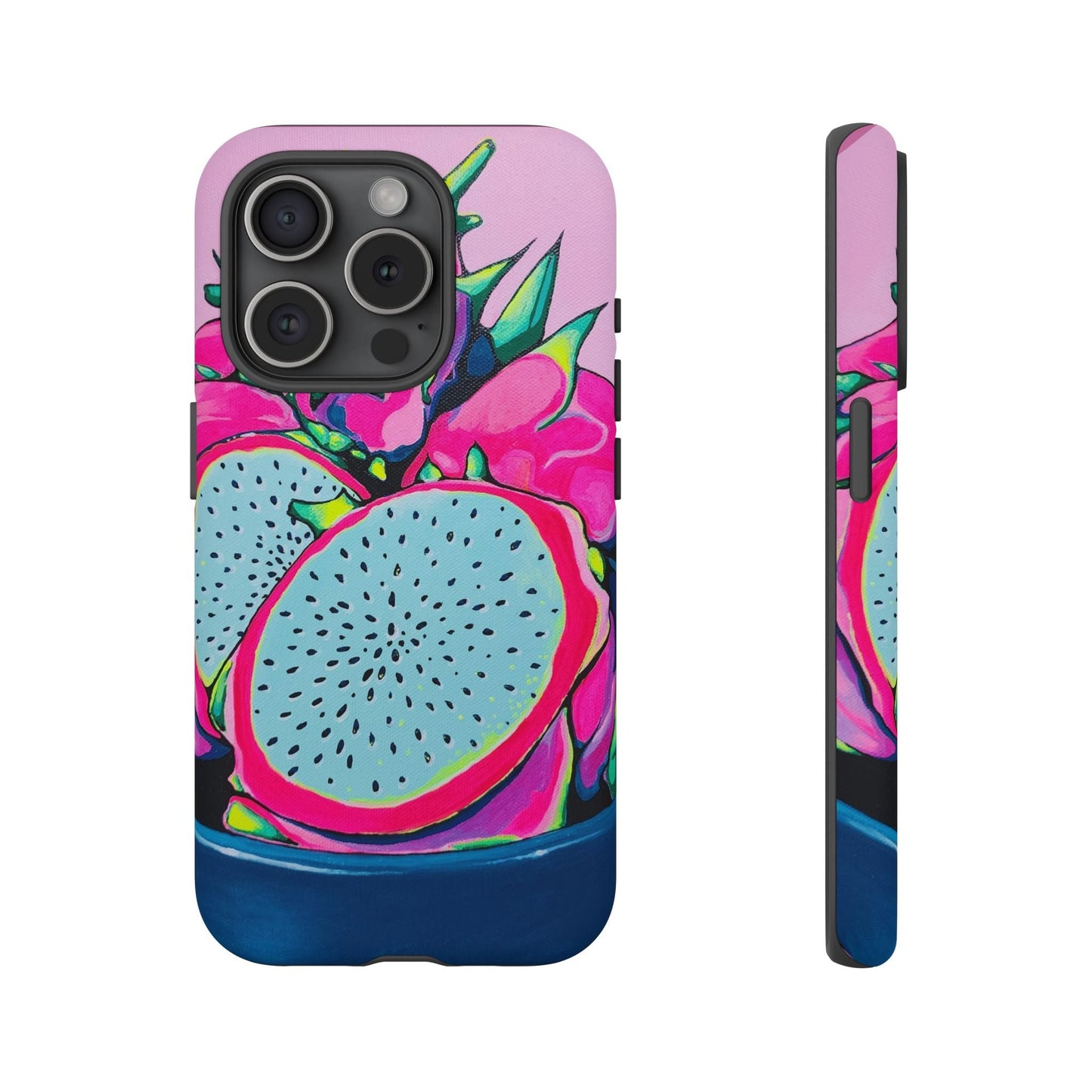 Neon Pink Dragon Fruit Tough Phone Case