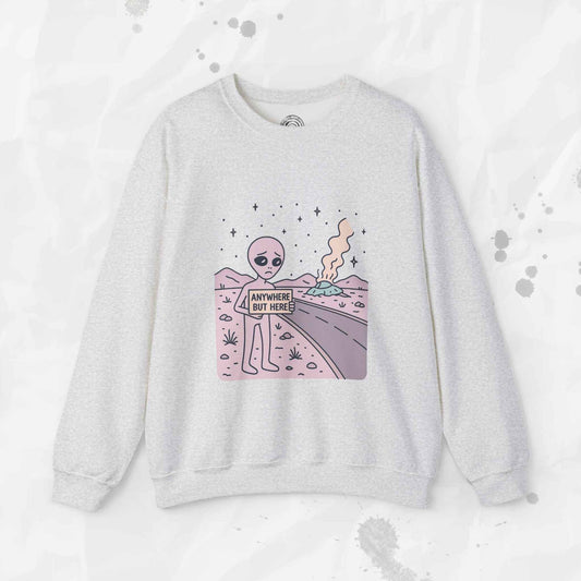 Anywhere But Here - Crewneck Sweatshirt