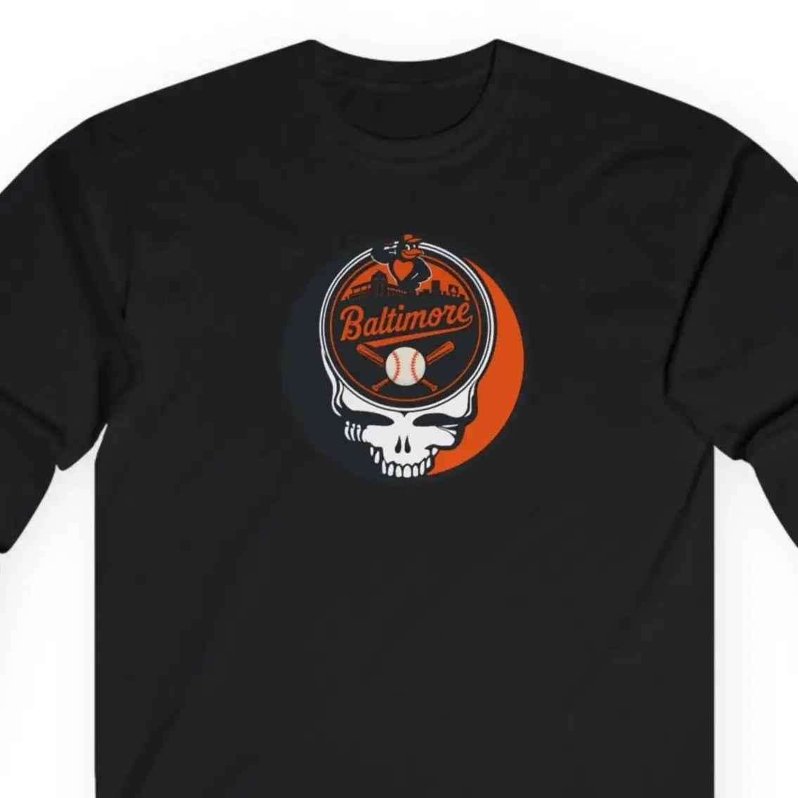 Baltimore Orioles Original Stealie Long Sleeve T-Shirt