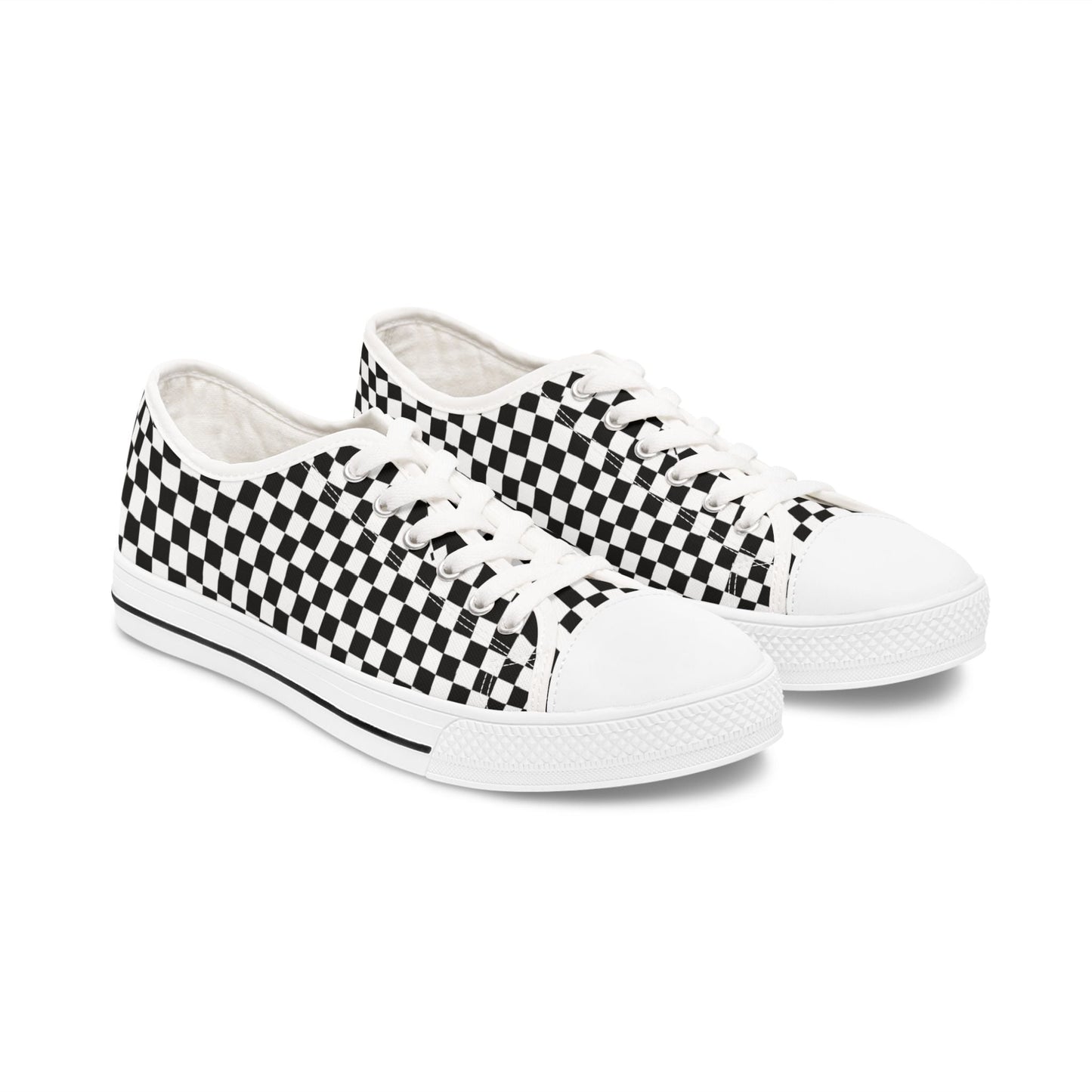 Retro Checkered Low Top Sneakers