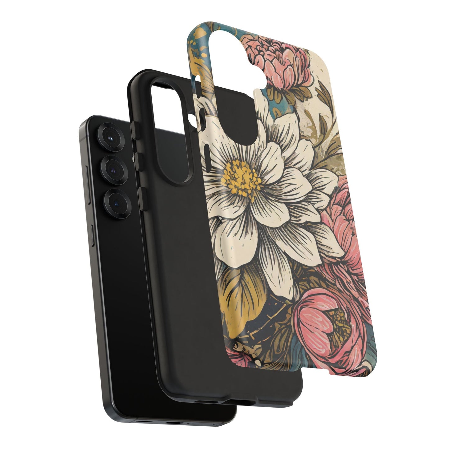 Beautiful White Floral Tough Case