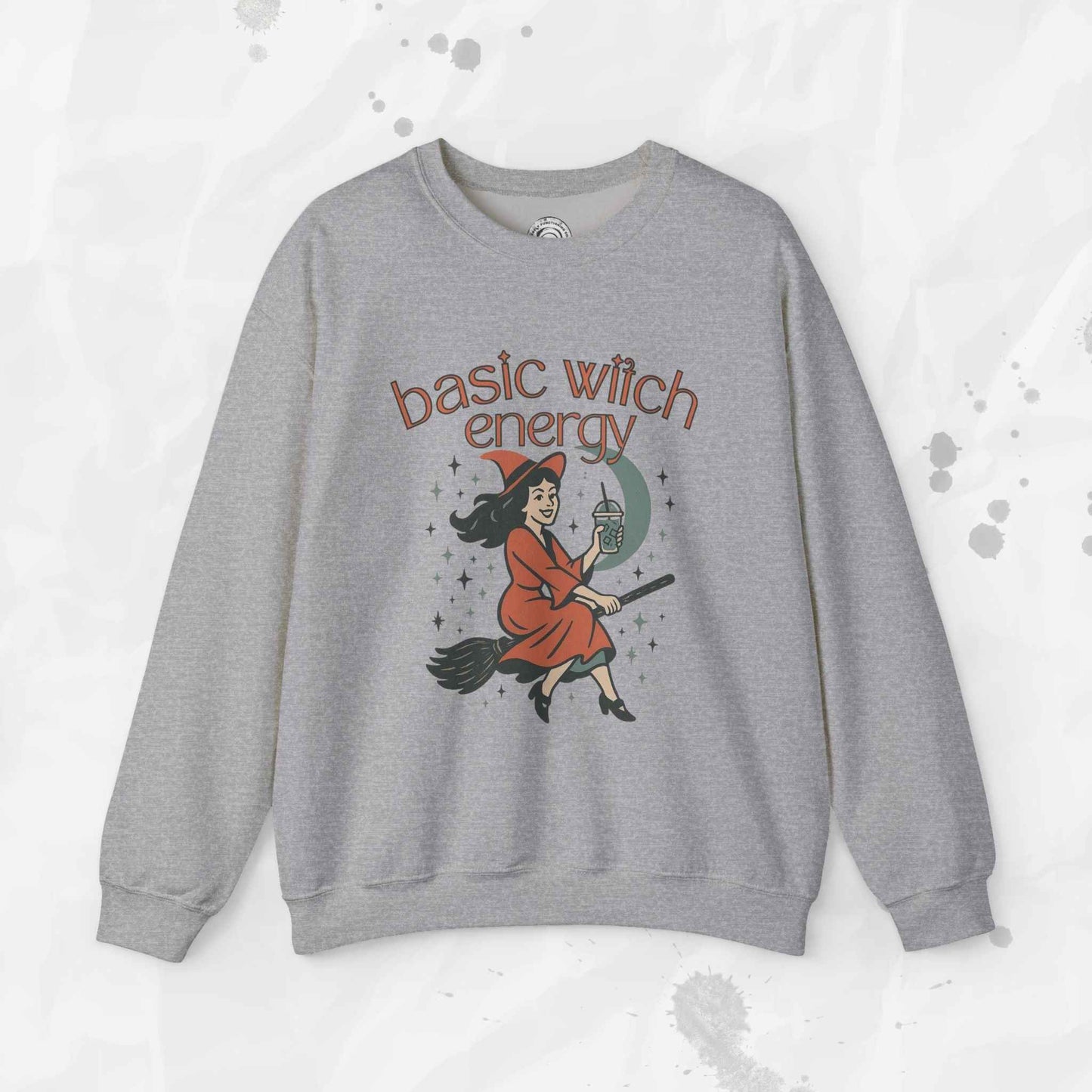 Basic Witch Energy - Crewneck Sweatshirt