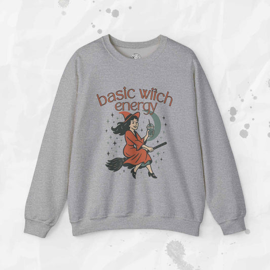 Basic Witch Energy - Crewneck Sweatshirt