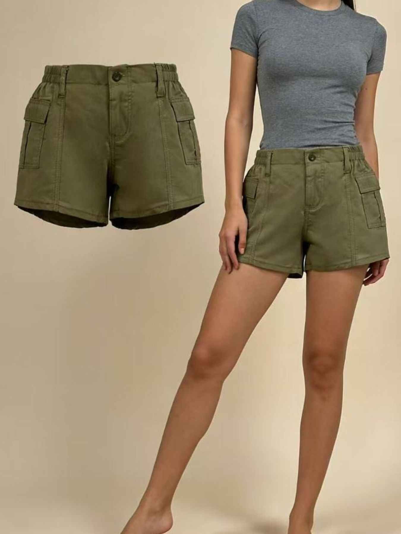 Casual Pocketed Shorts