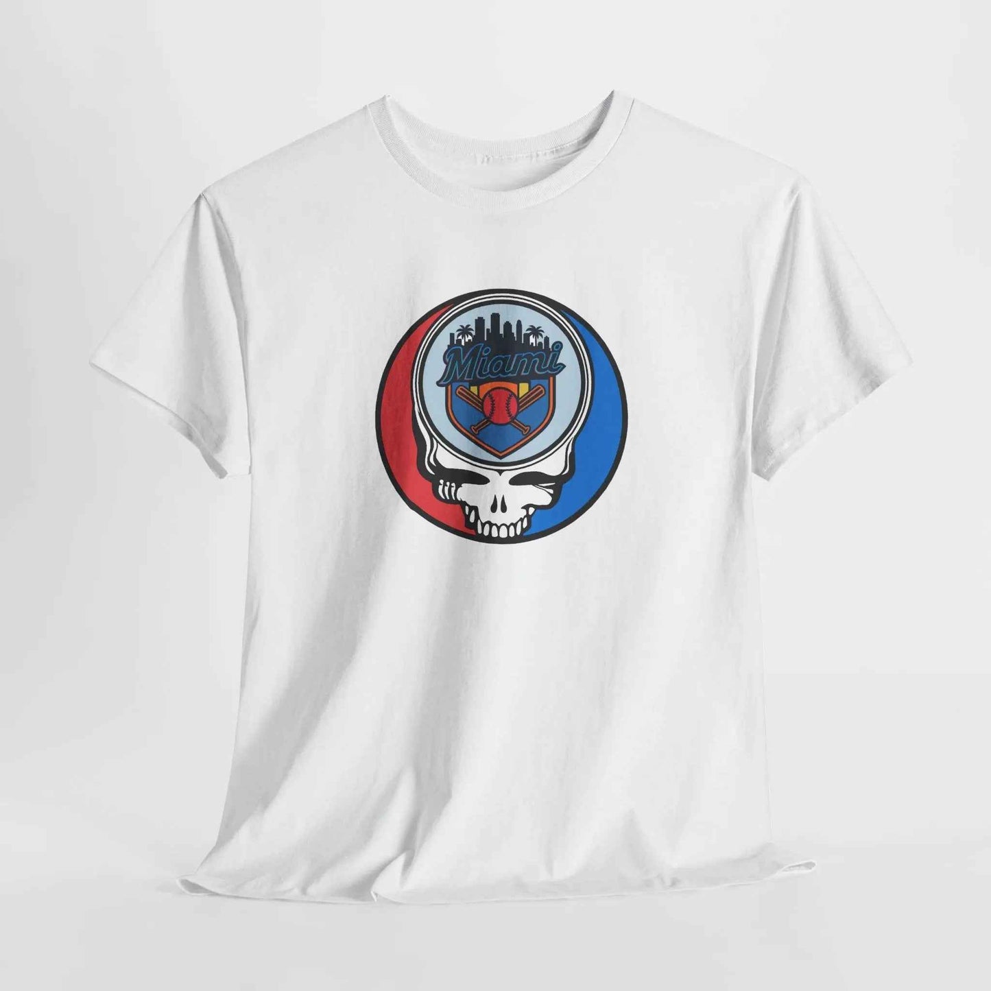 Miami Marlins Original Stealie Grateful Dead T-Shirt