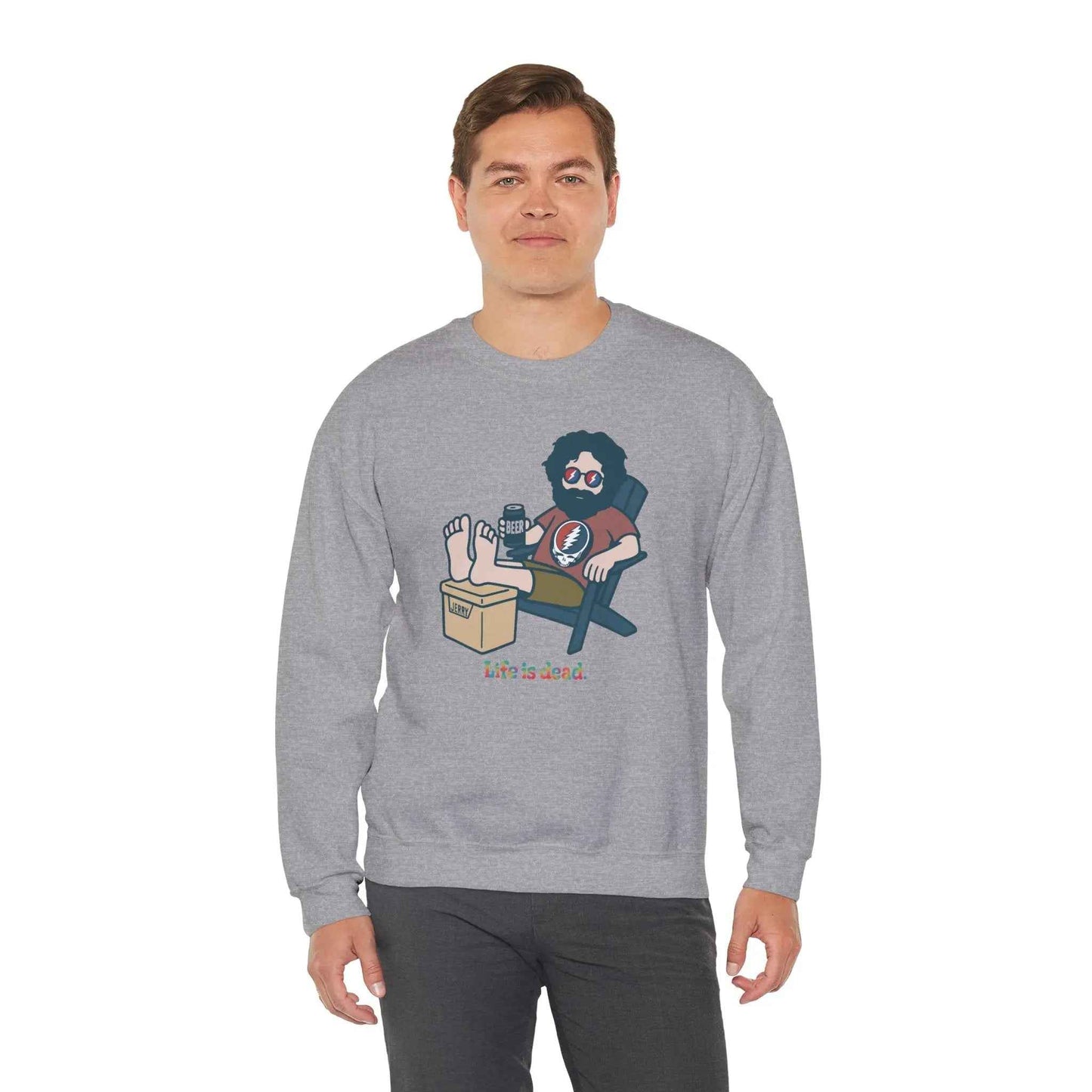 Stay Cool, Jerry Life is dead.® Crewneck