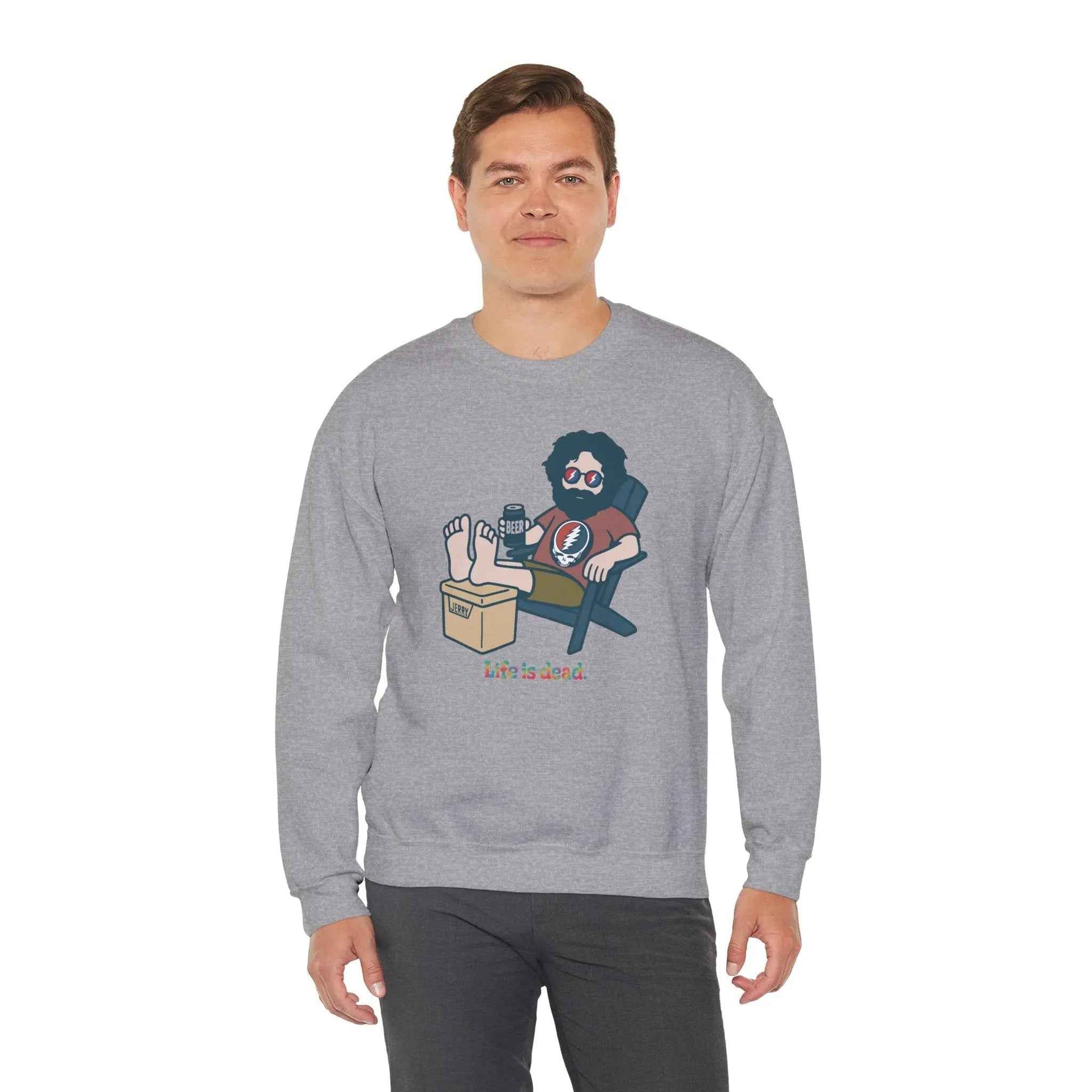 Stay Cool, Jerry Life is dead.® Crewneck